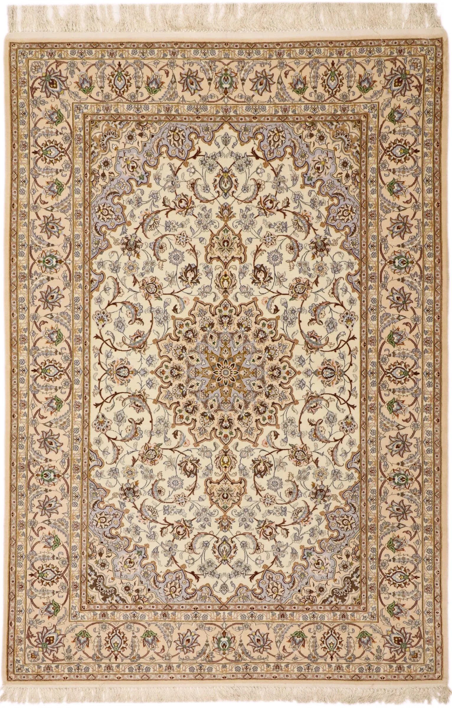 Isfahan Seidenkette 232 x 158 cm   