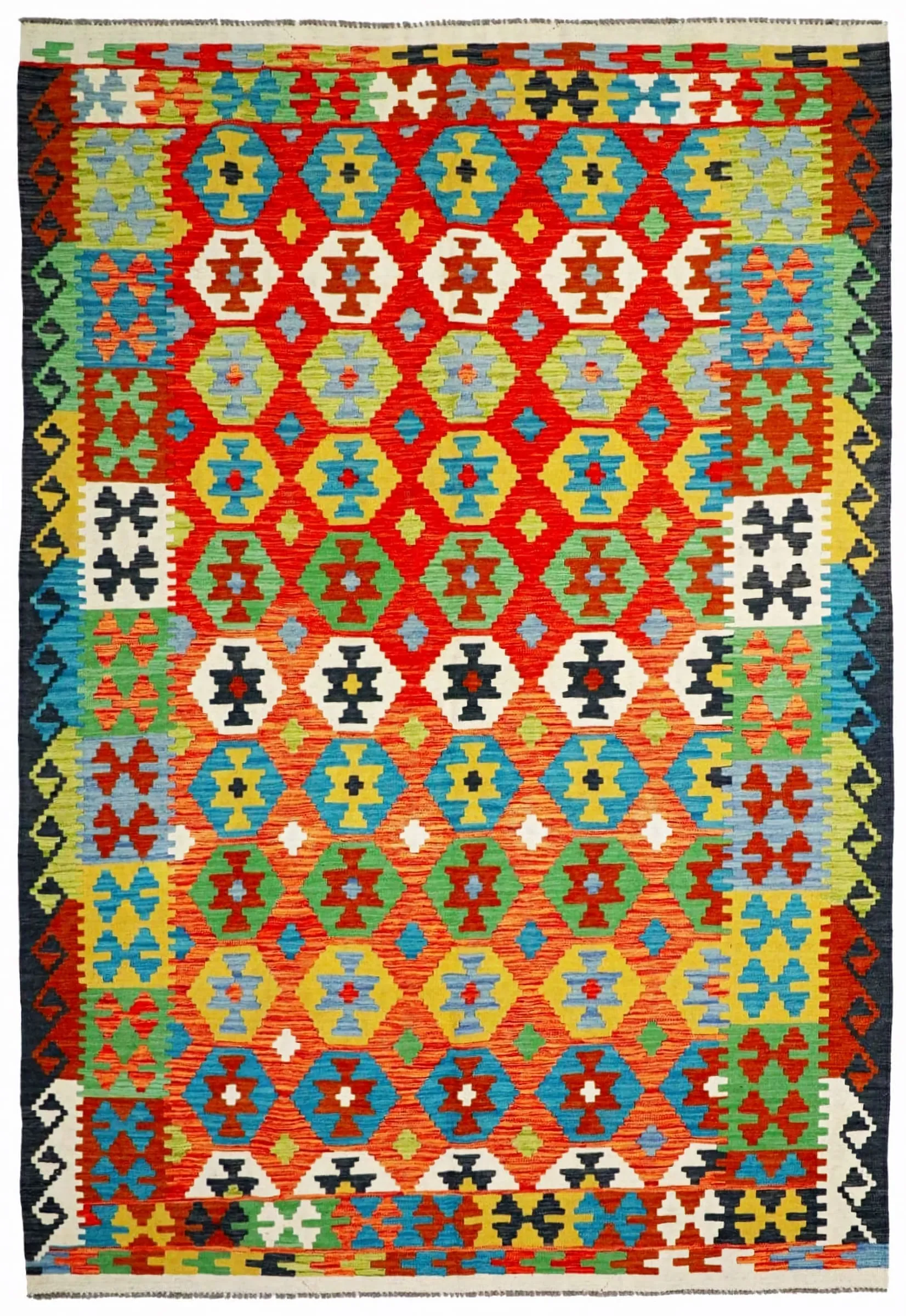 Kelim Afghan Old Tradition  296 x 207 cm     