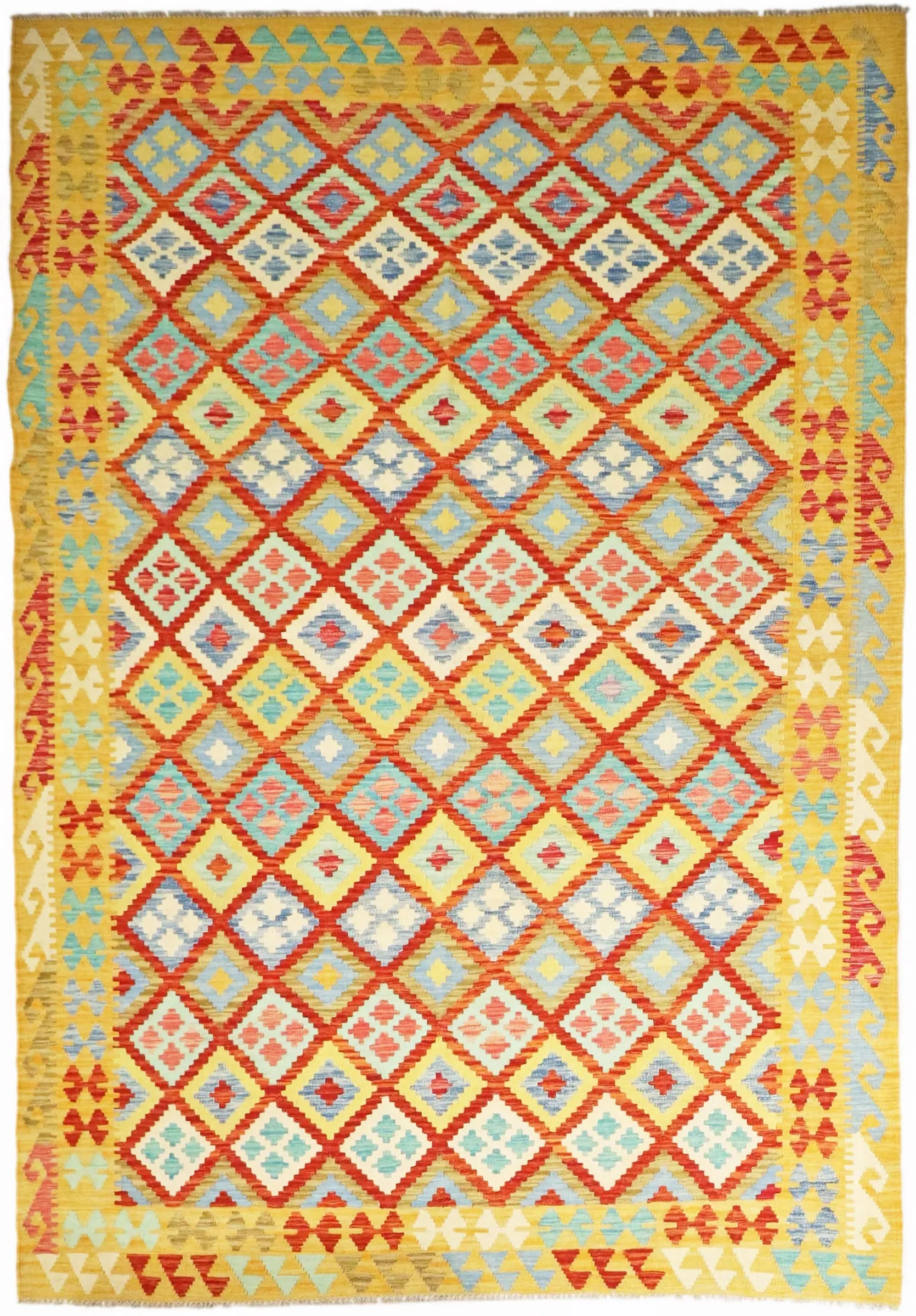 Kelim Afghan Old Tradition 295 x 208 cm  