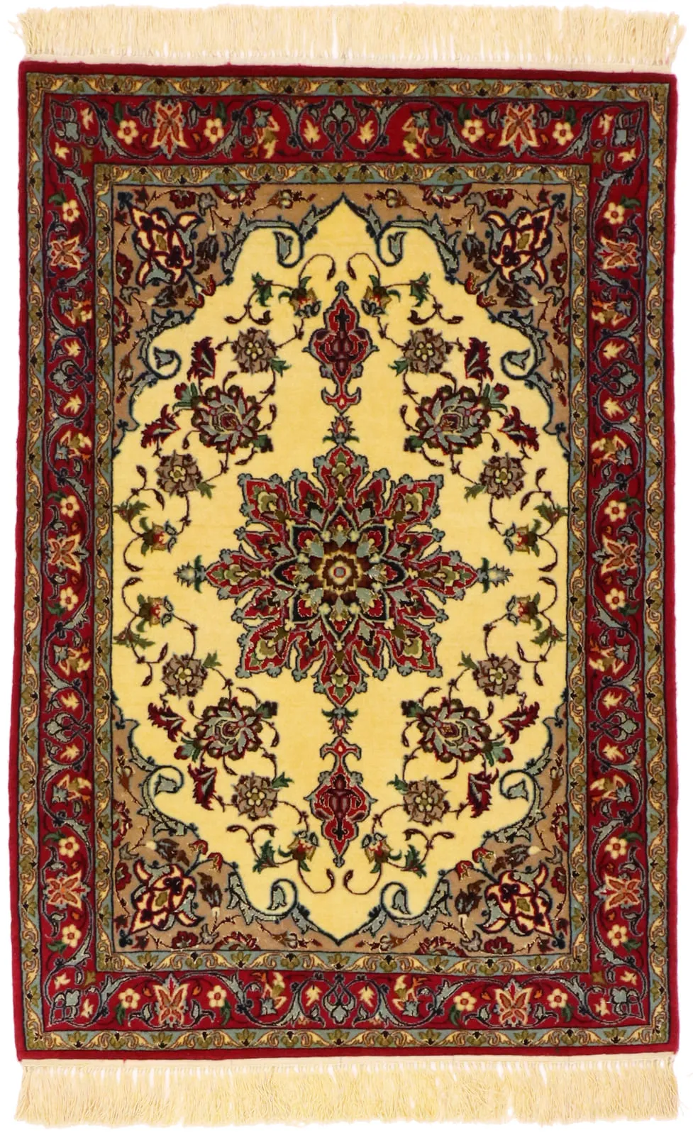 Isfahan Seidenkette 107 x 72 cm    