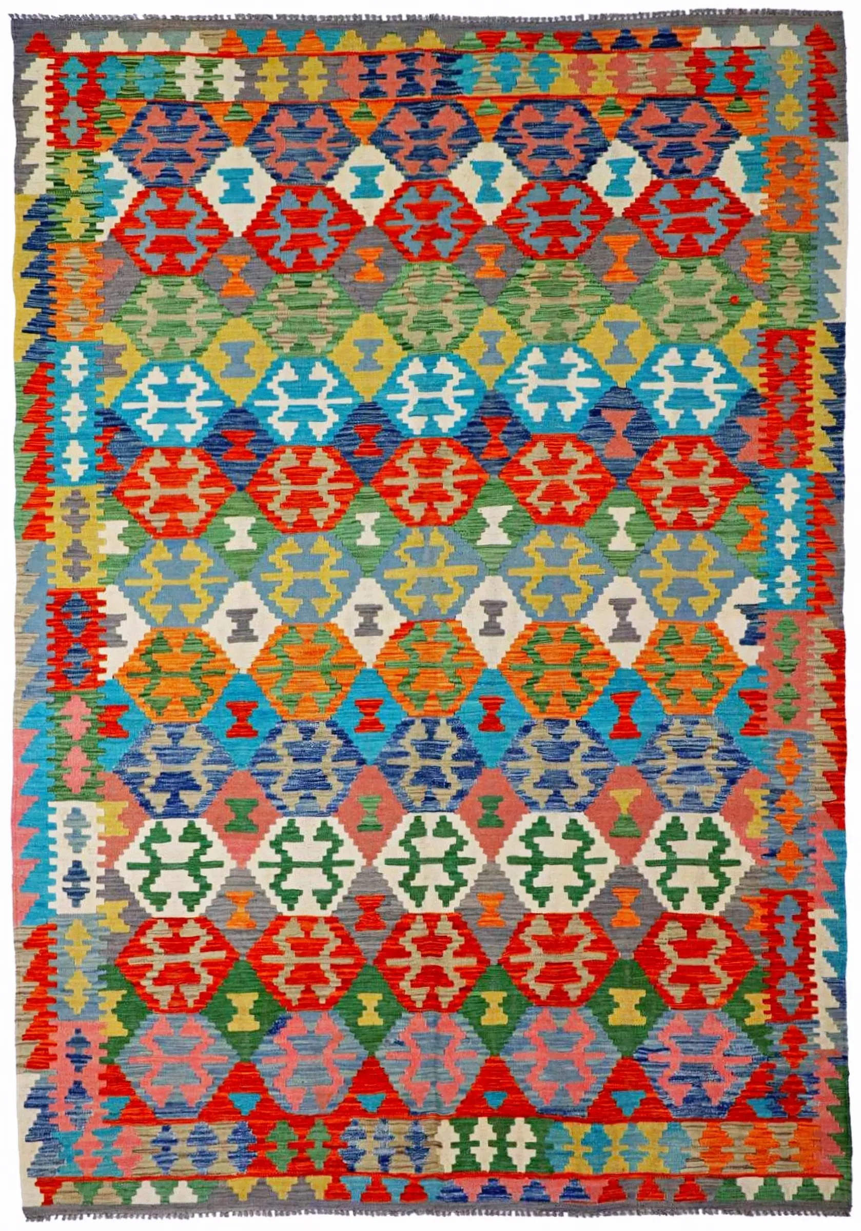 Kelim Afghan Old Tradition  294 x 206 cm     