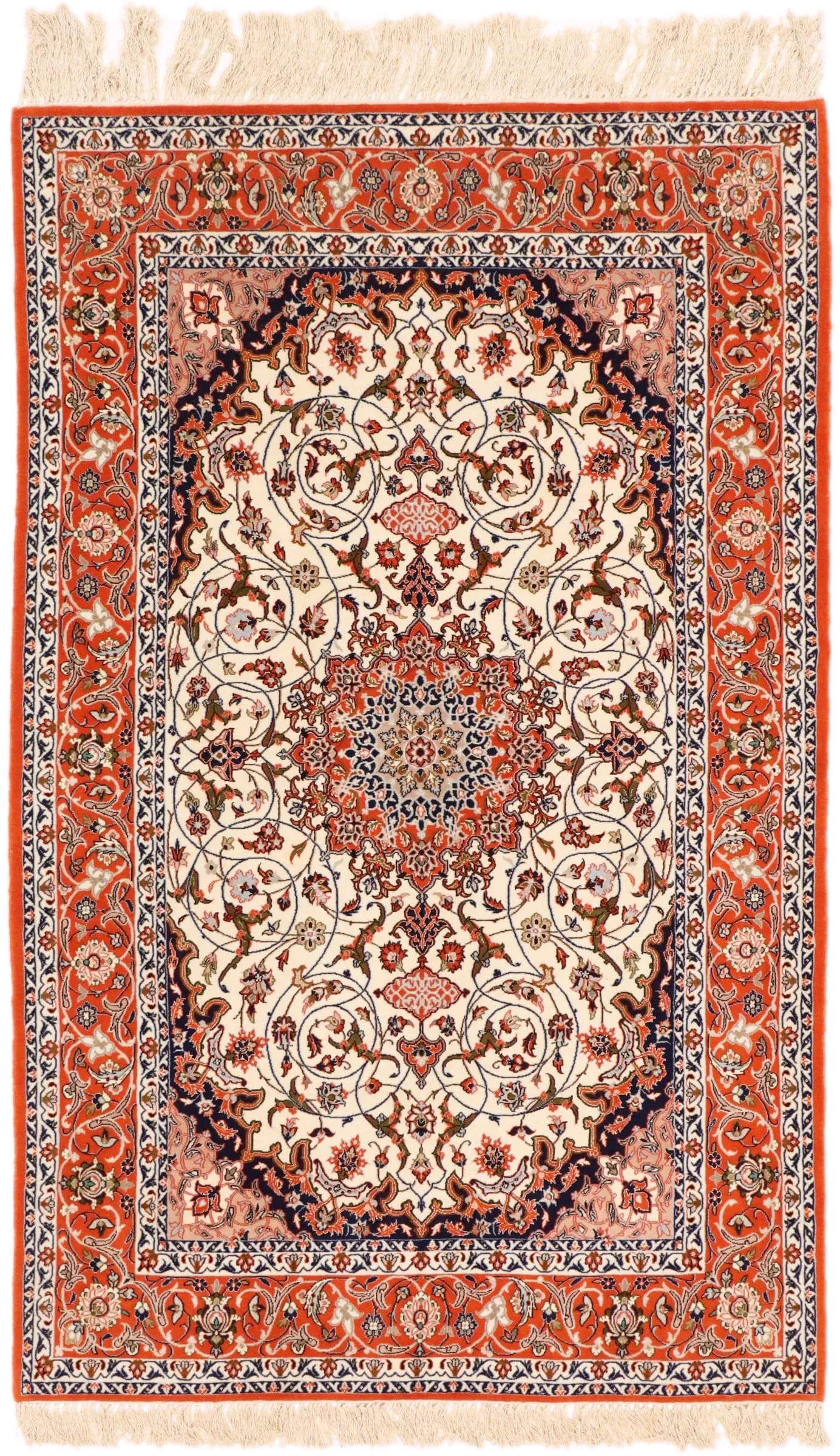 Isfahan Seidenkette 204 x 125 cm      