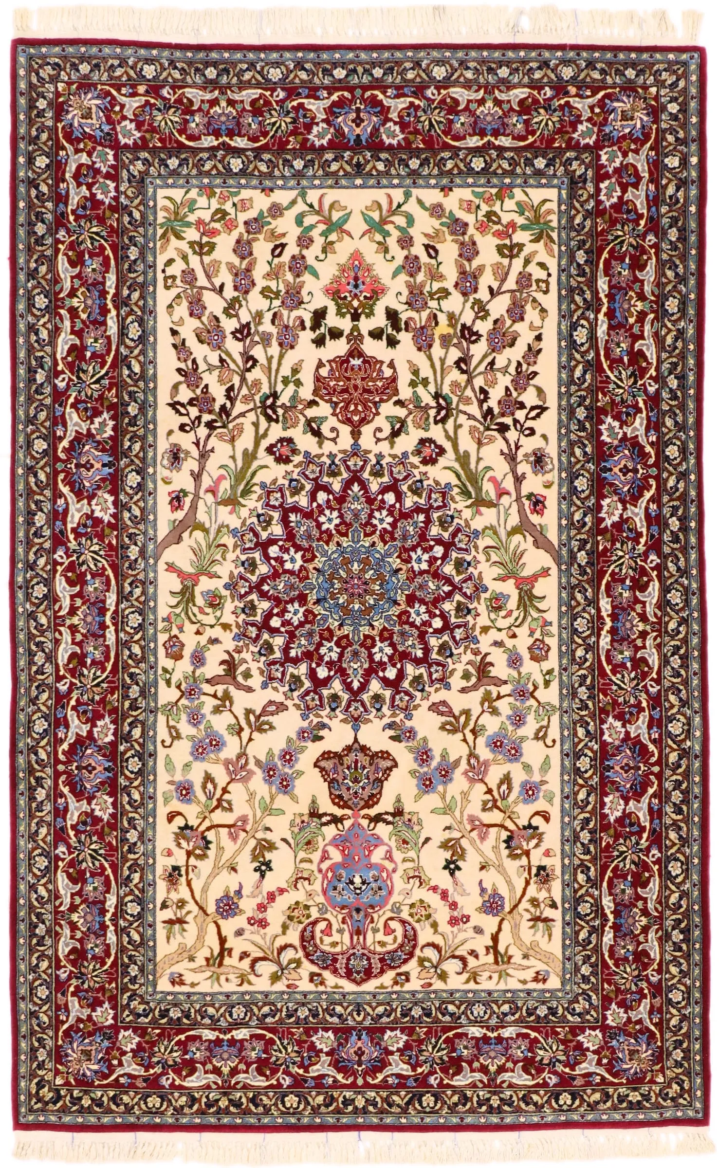 Isfahan Seidenkette 175 x 110 cm       