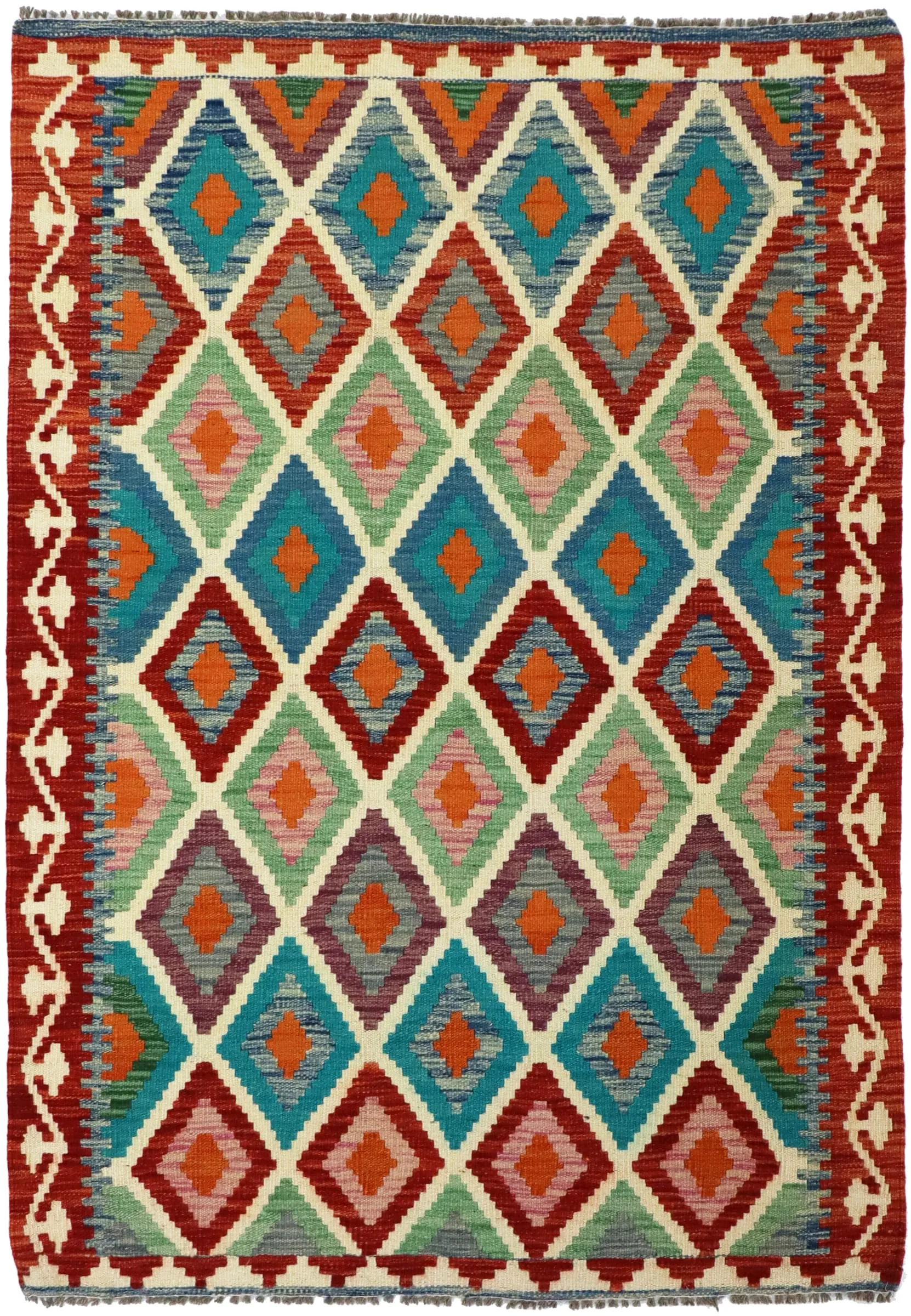 Kelim Afghan Modern 156 x 108 cm    