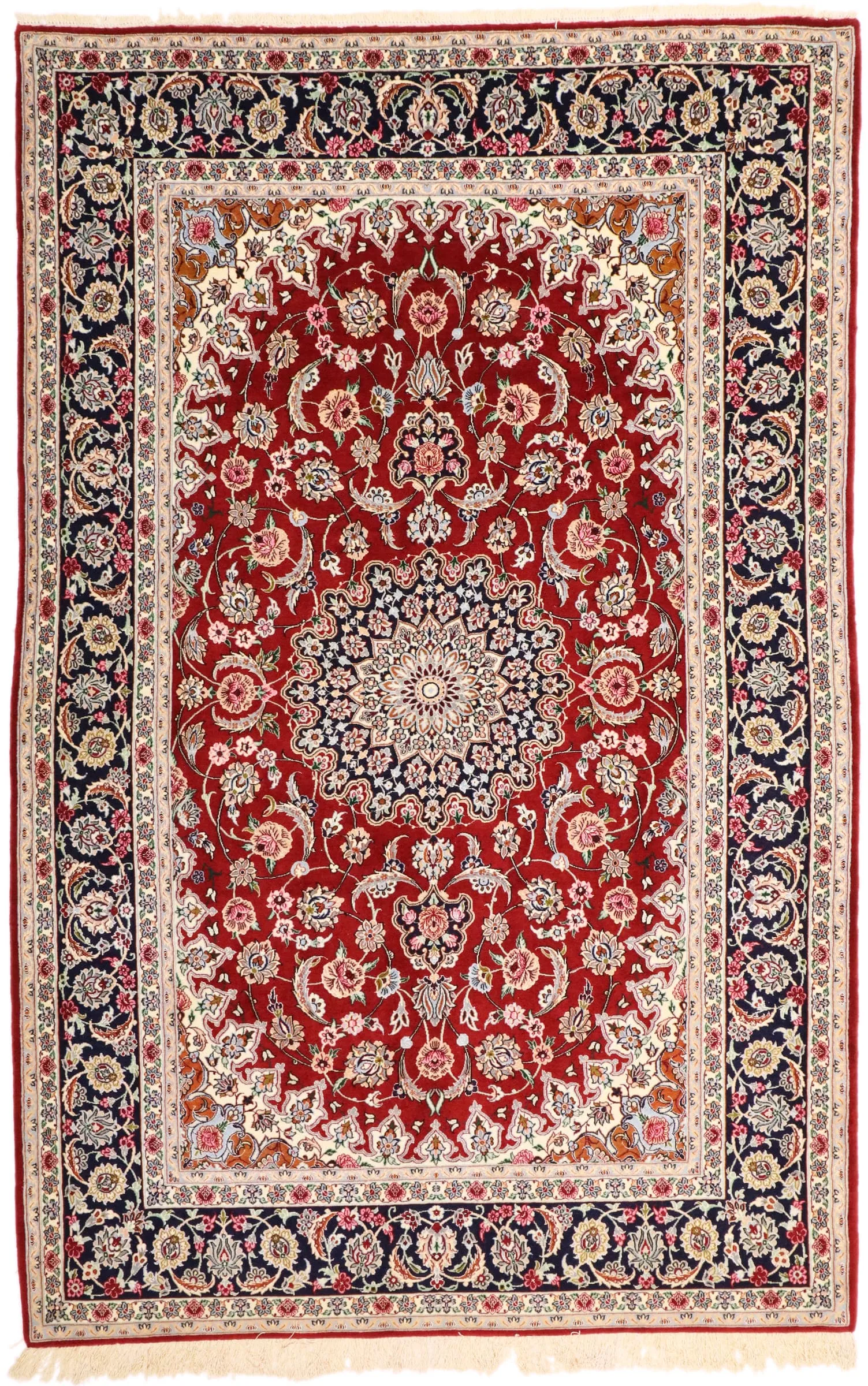 Isfahan Seidenkette 246 x 163 cm 