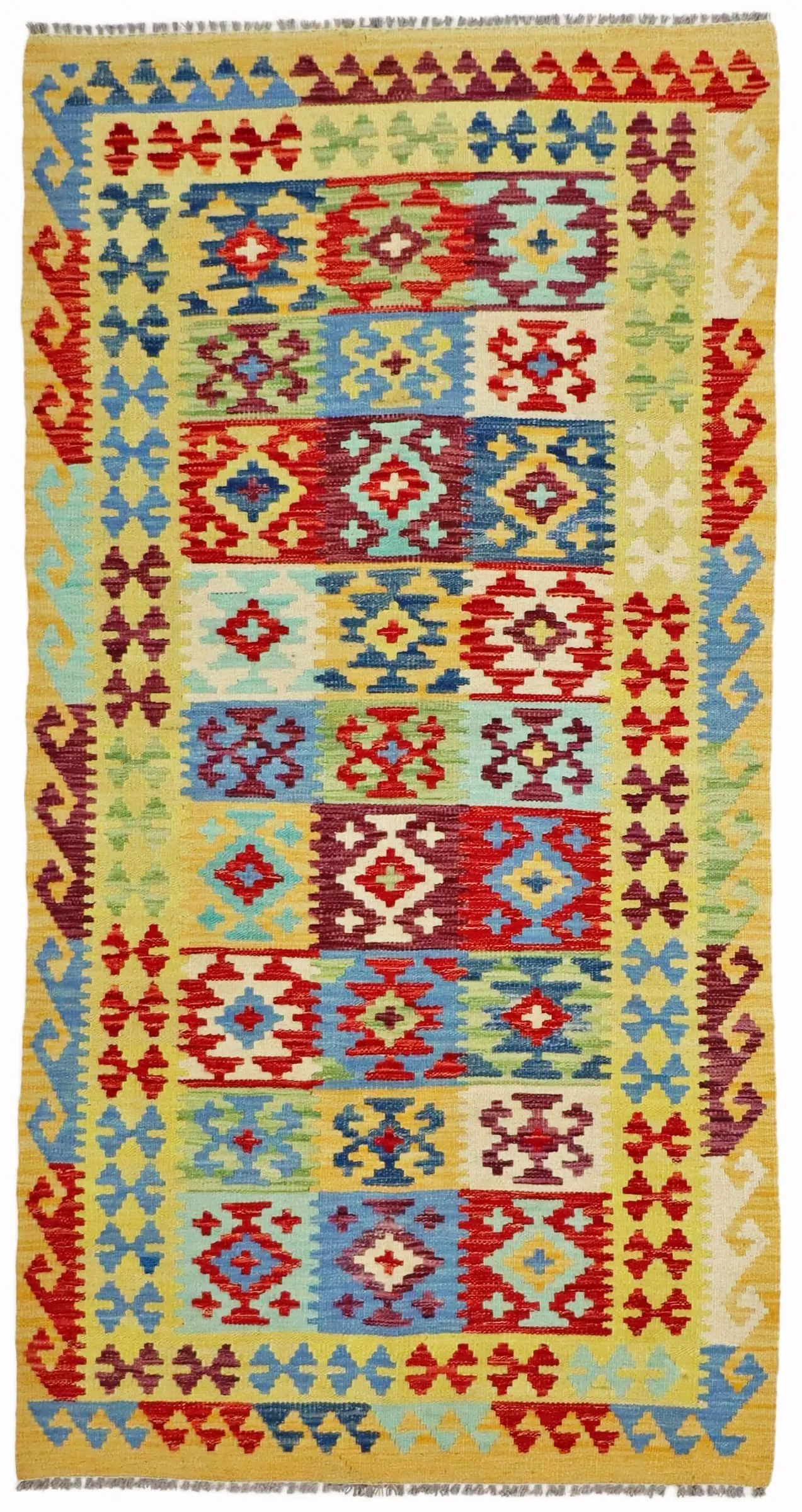Kelim Afghan Old Tradition 198 x 101 cm  