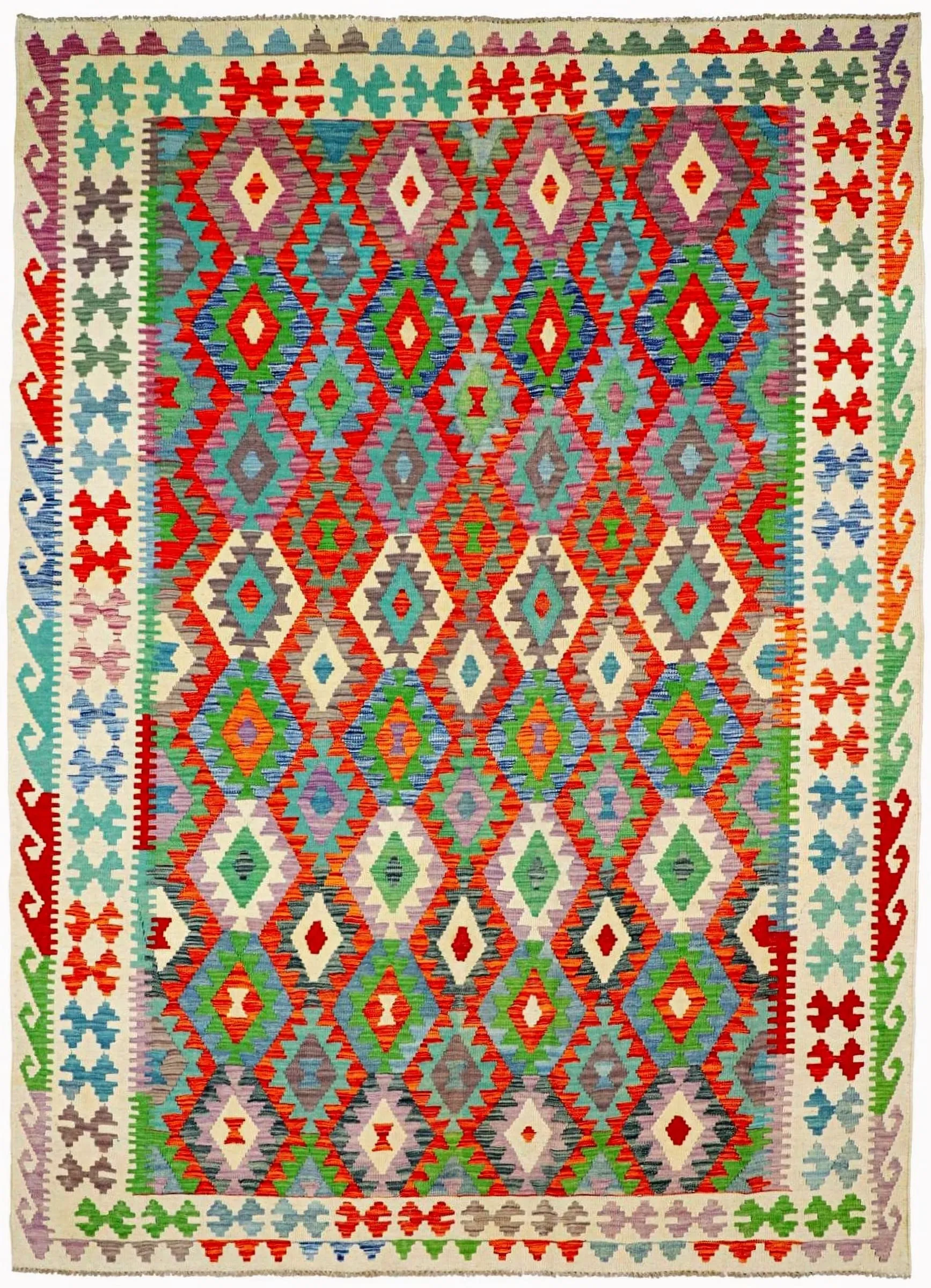 Kelim Afghan Old Tradition 289 x 213 cm   
