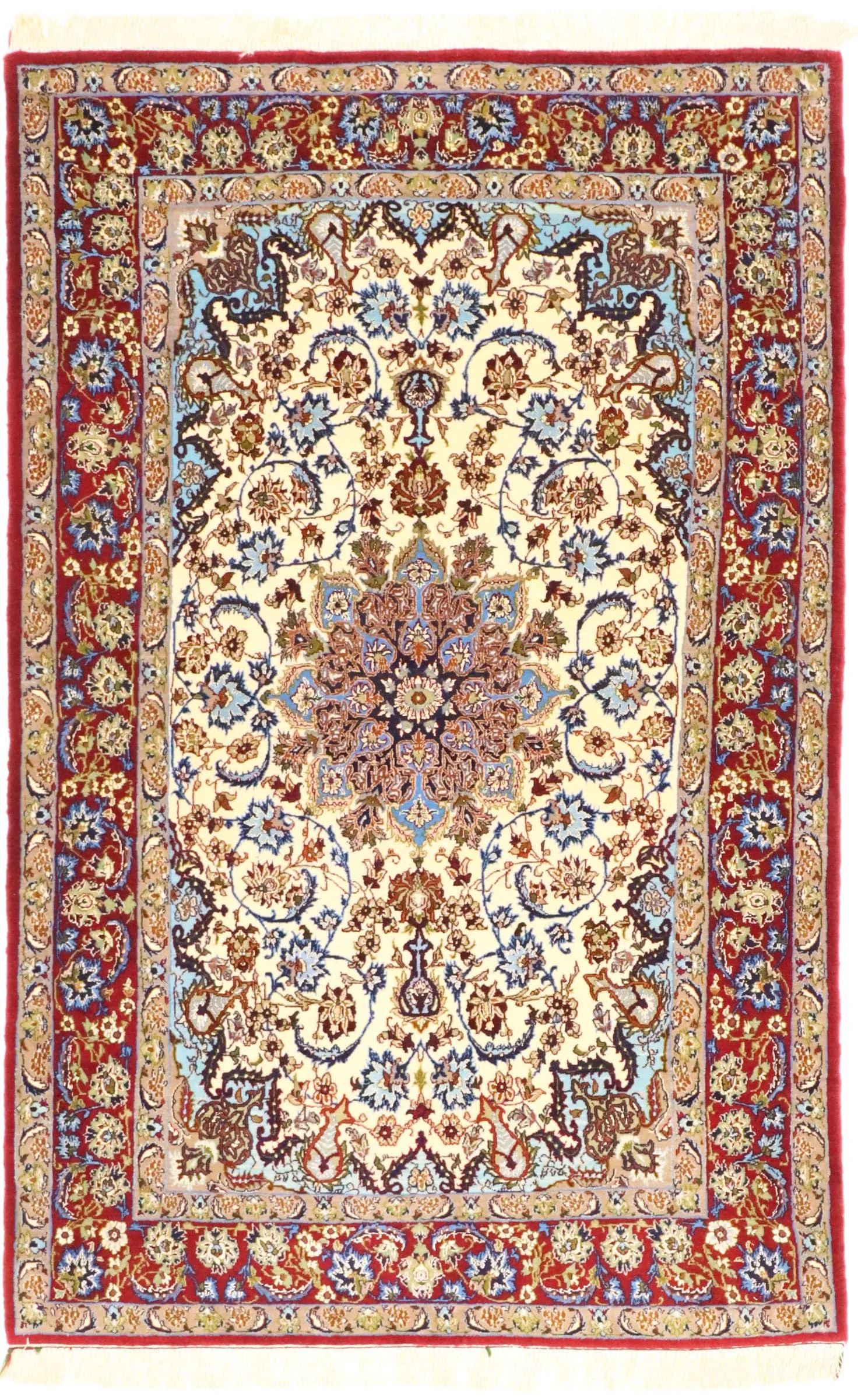 Isfahan Seidenkette 171 x 110 cm      