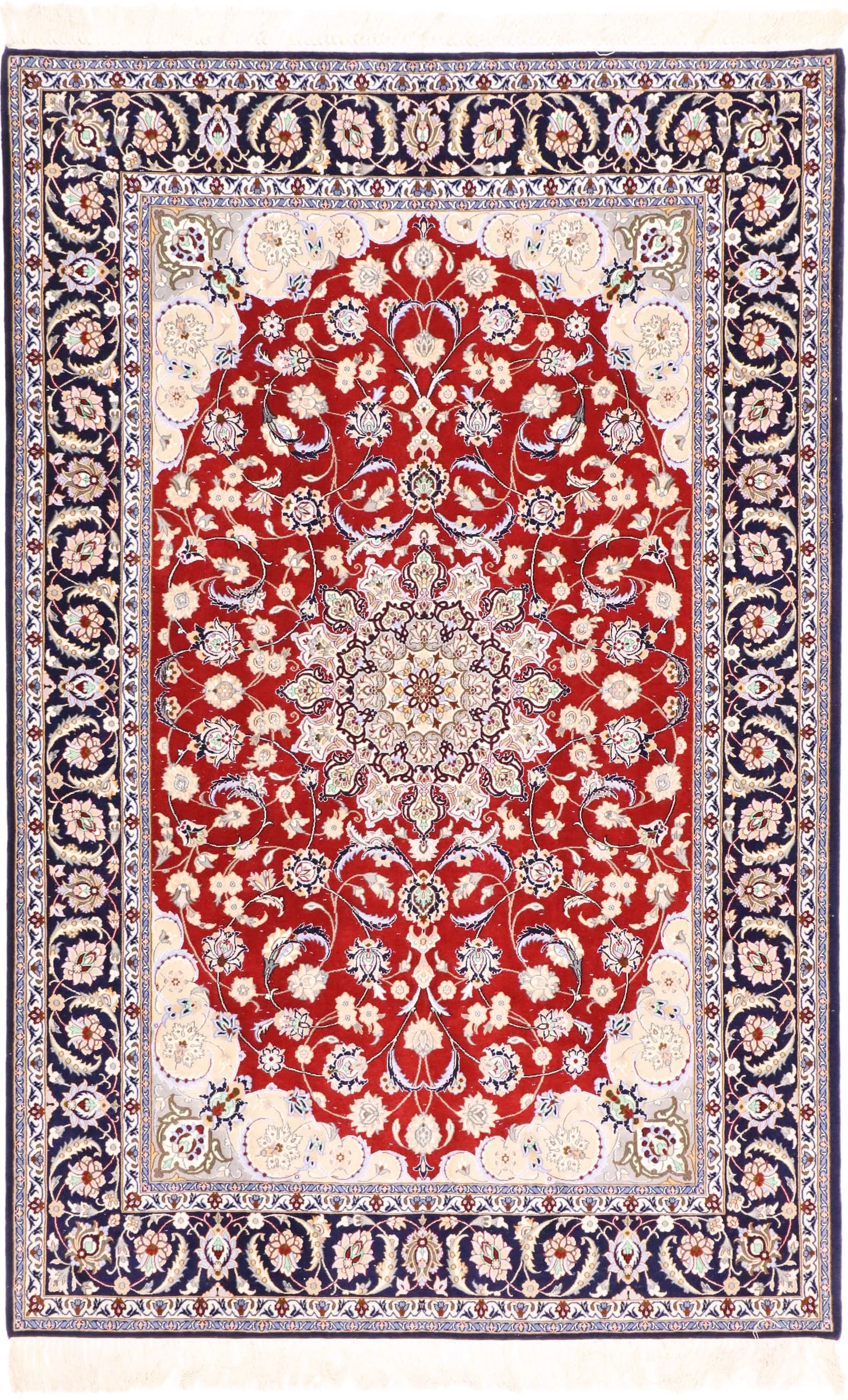 Isfahan Seidenkette 241 x 158 cm    