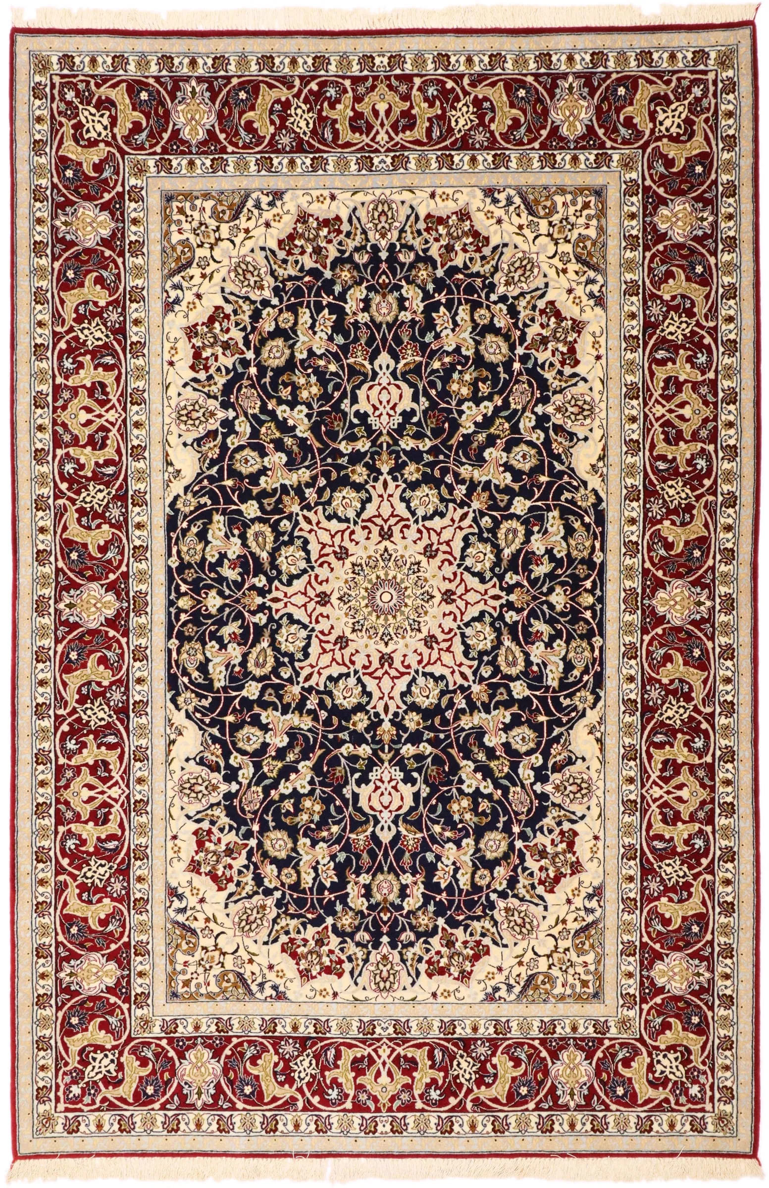 Isfahan Seidenkette 235 x 156 cm  