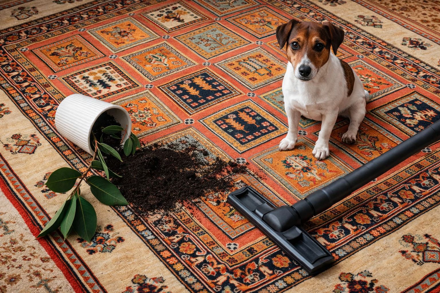 Teppichpflege im Haushalt mit Haustieren