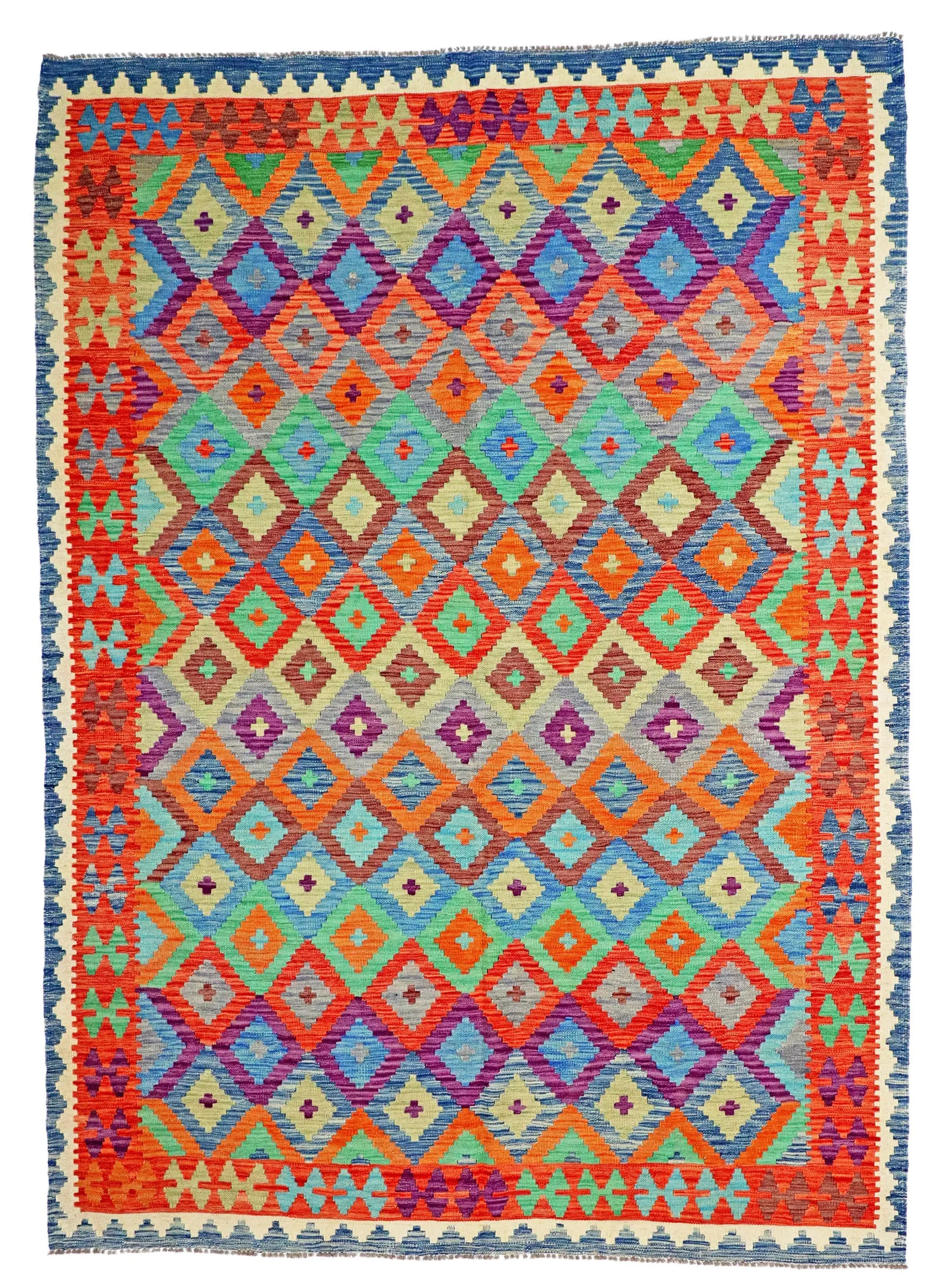 Kelim Afghan Old Tradition 291 x 210 cm 