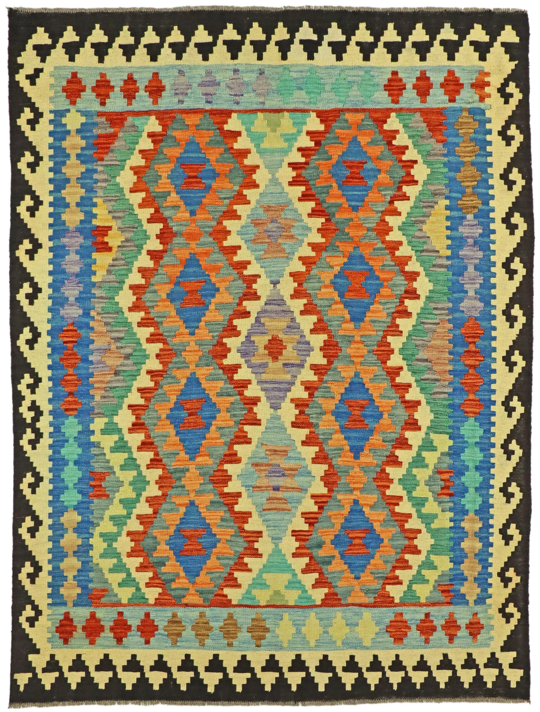 Kelim Afghan Modern 201 x 154 cm  