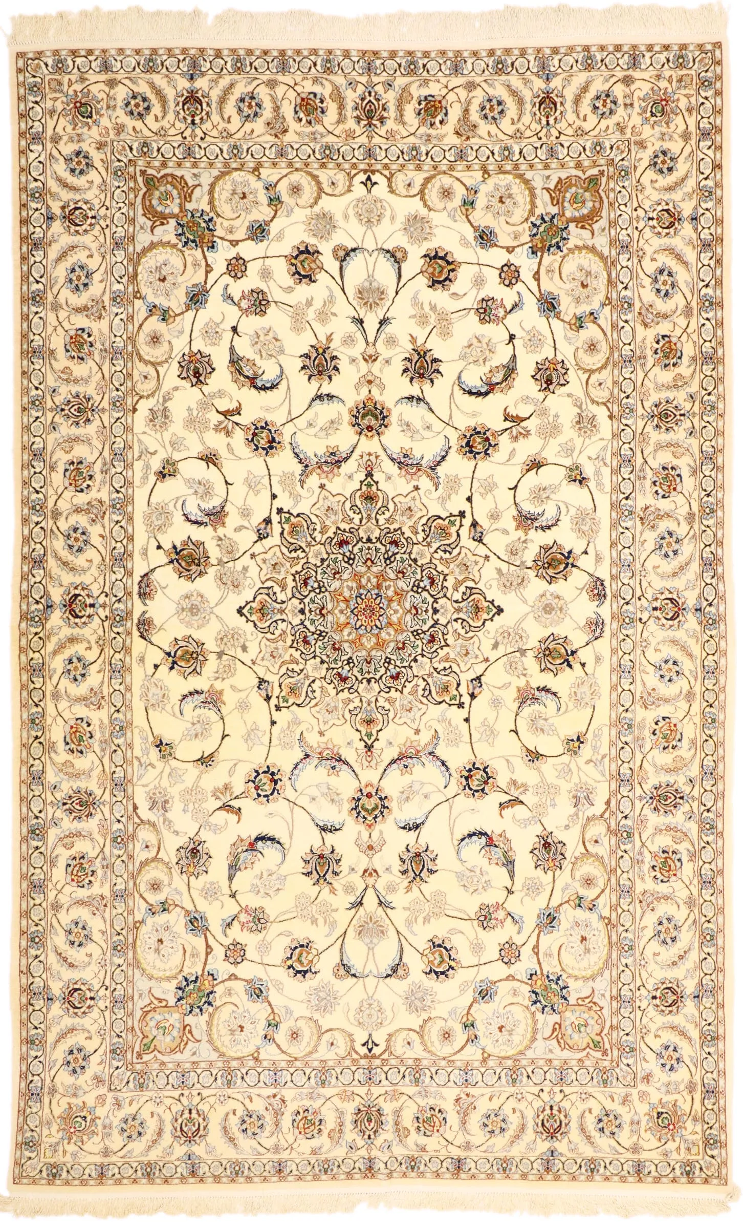 Isfahan Seidenkette 249 x 156 cm  
