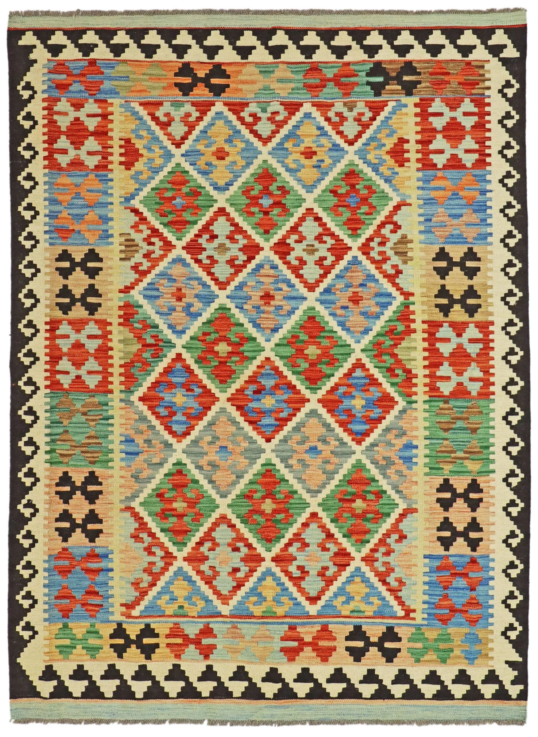 Kelim Afghan Modern 198 x 148 cm      