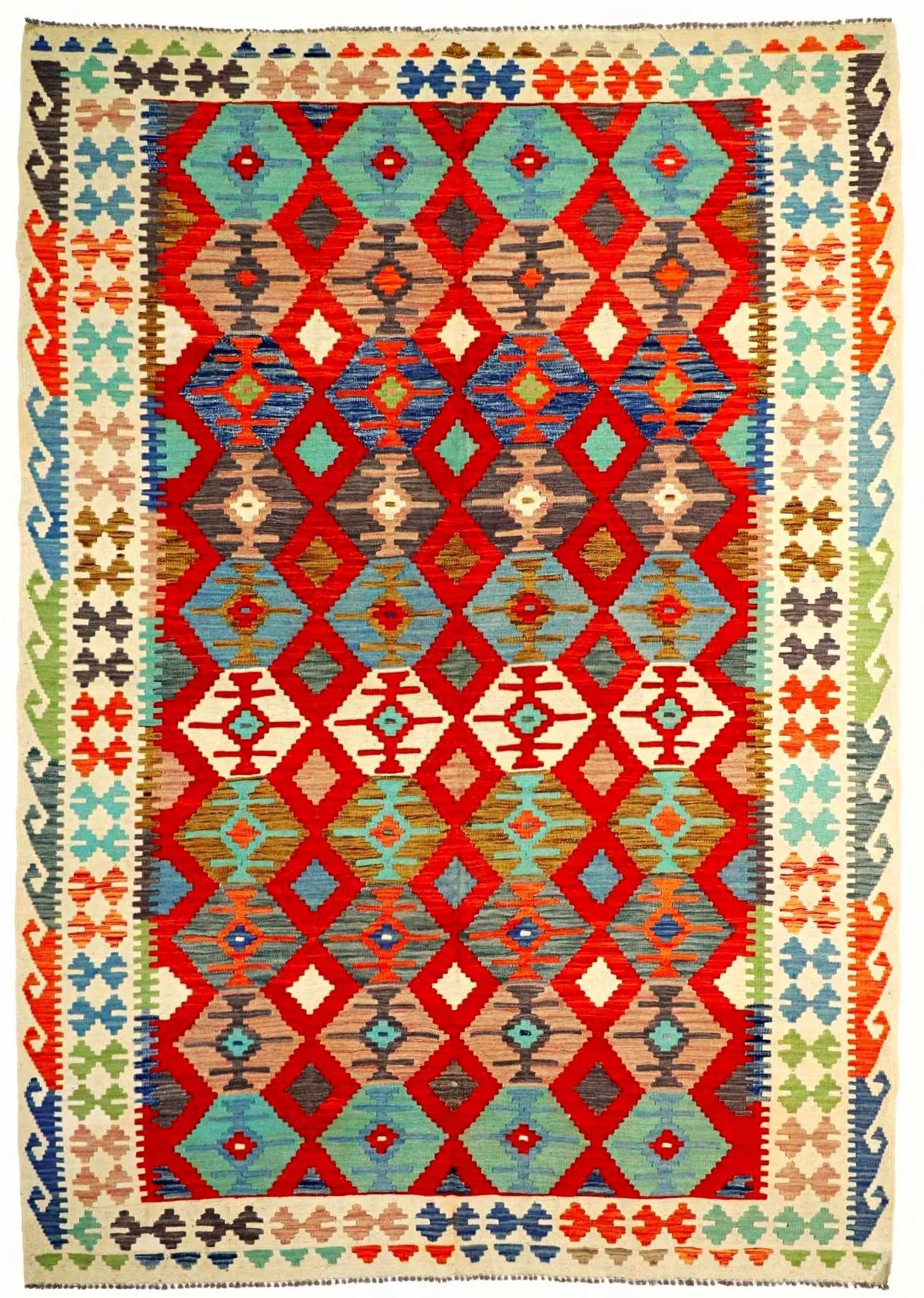 Kelim Afghan Old Tradition 293 x 208 cm   