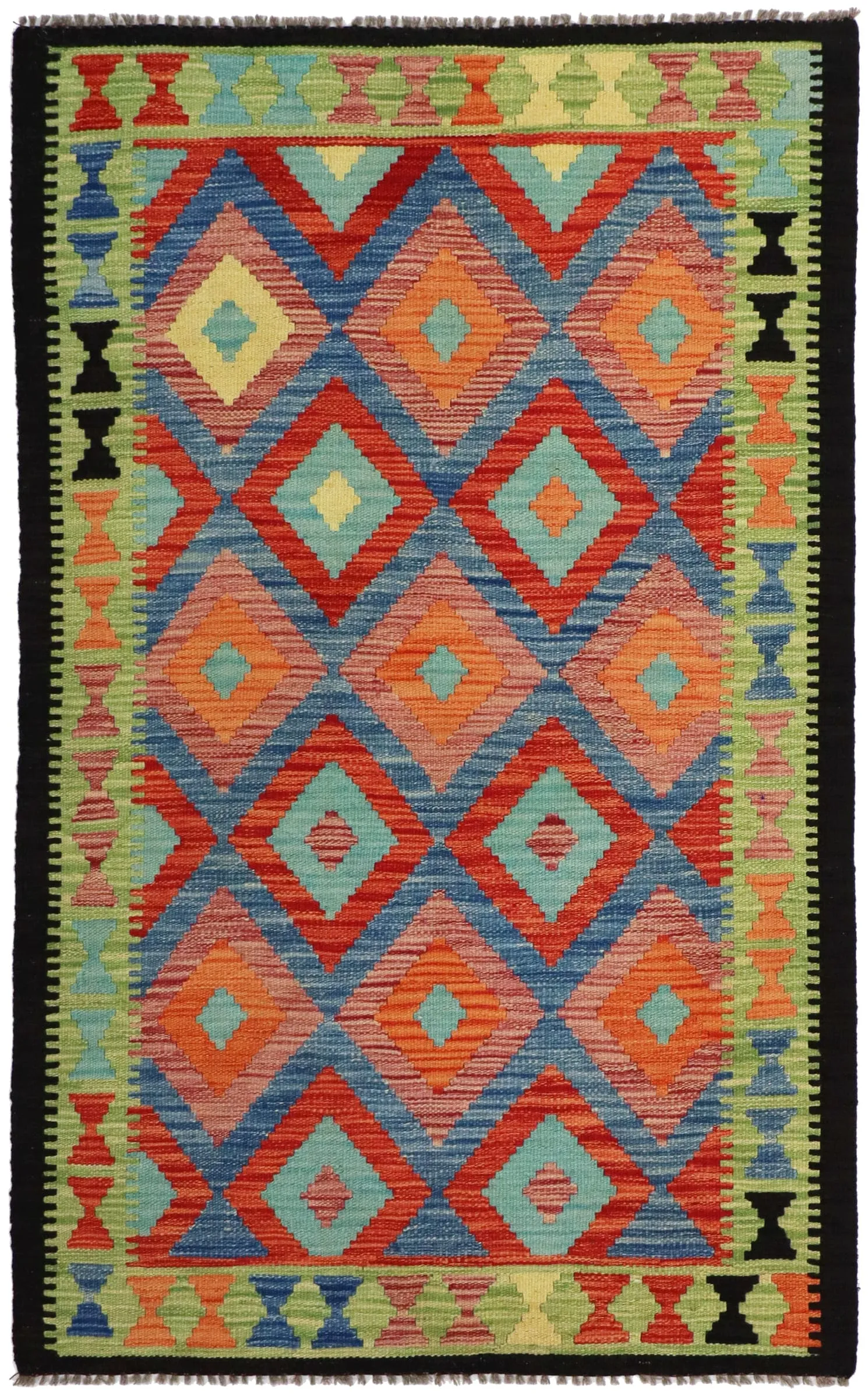 Kelim Afghan Modern 155 x 95 cm   
