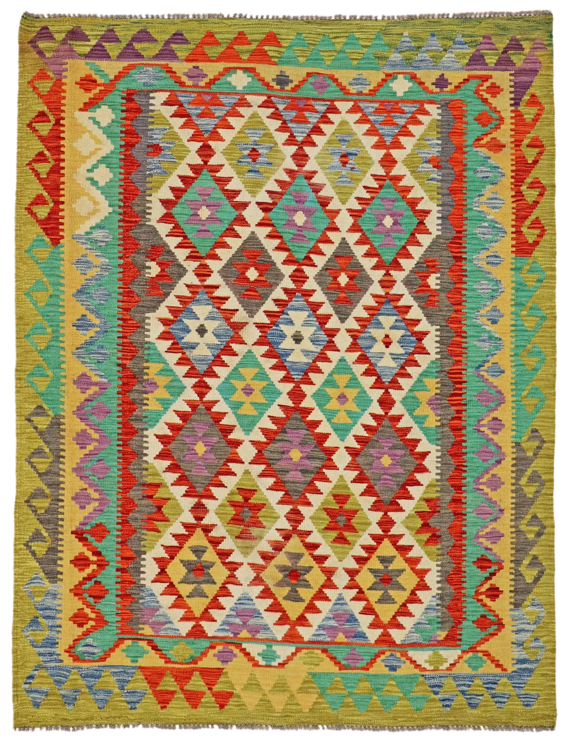 Kelim Afghan Old Tradition 200 x 151 cm     