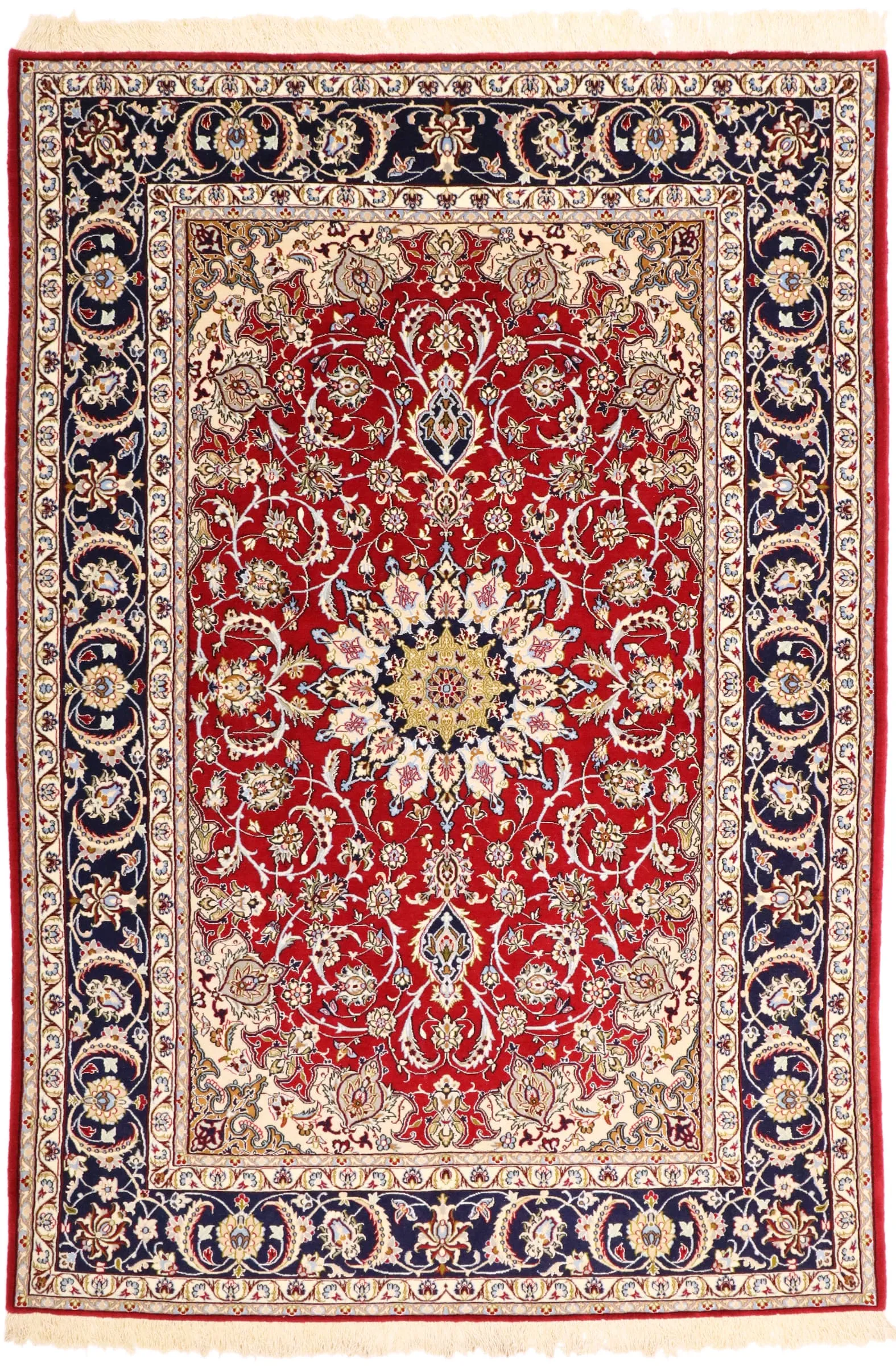 Isfahan Seidenkette 229 x 156 cm   
