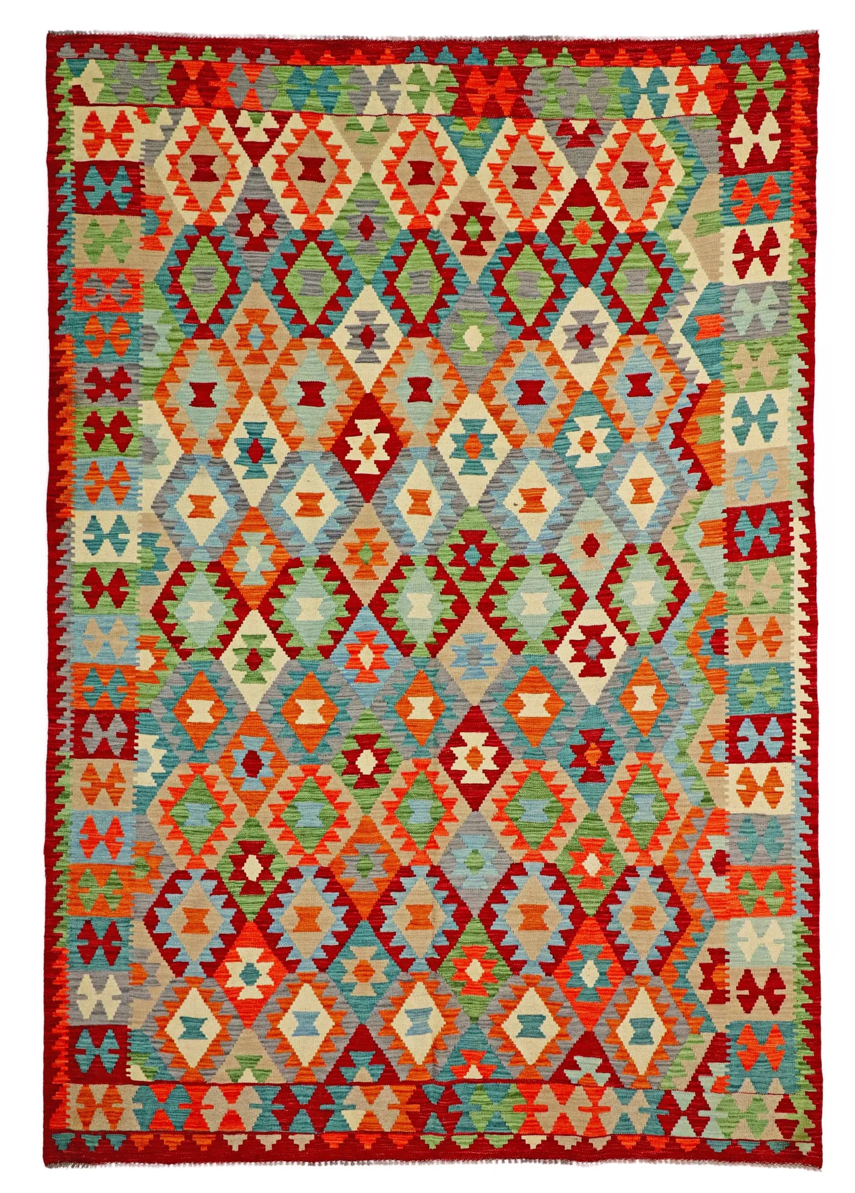 Kelim Afghan Old Tradition 296 x 209 cm  
