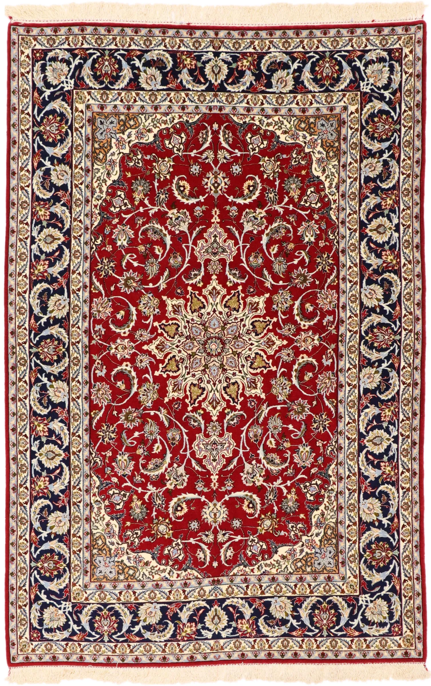 Isfahan Seidenkette 231 x 150 cm  