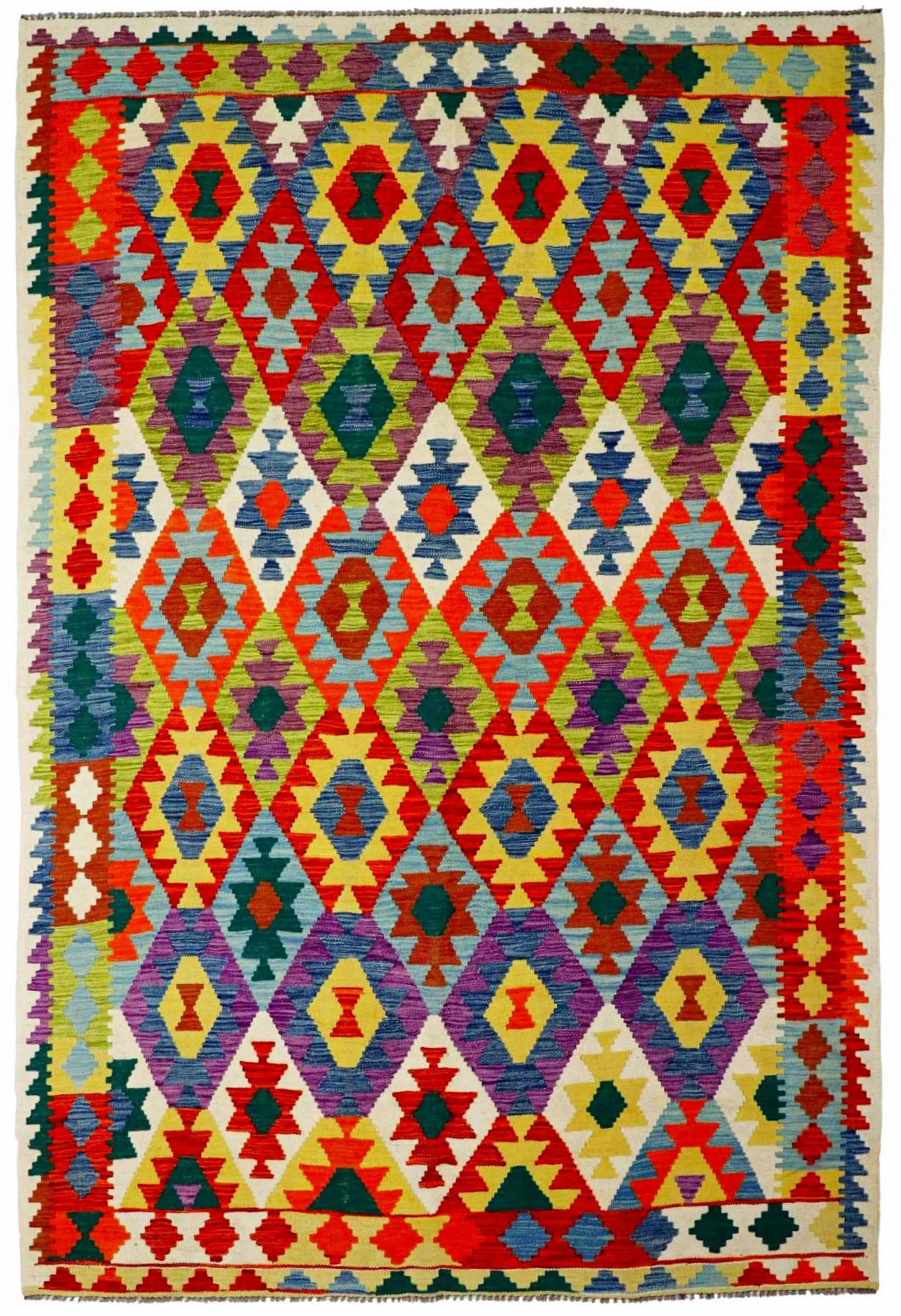 Kelim Afghan Old Tradition 293 x 198 cm     