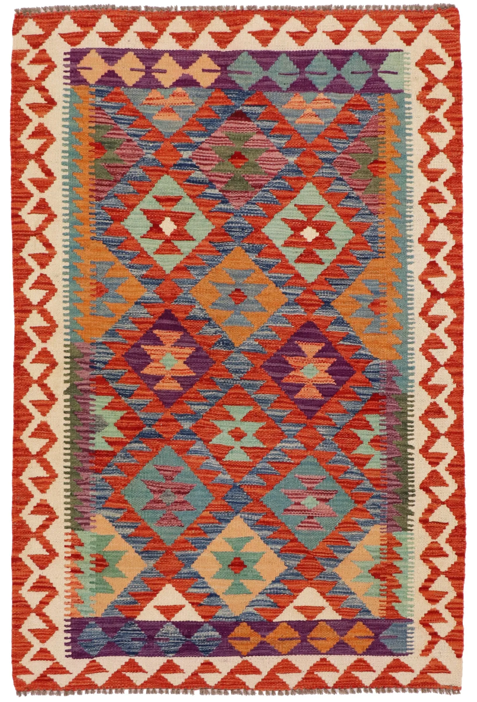 Kelim Afghan Old Tradition 155 x 105 cm    