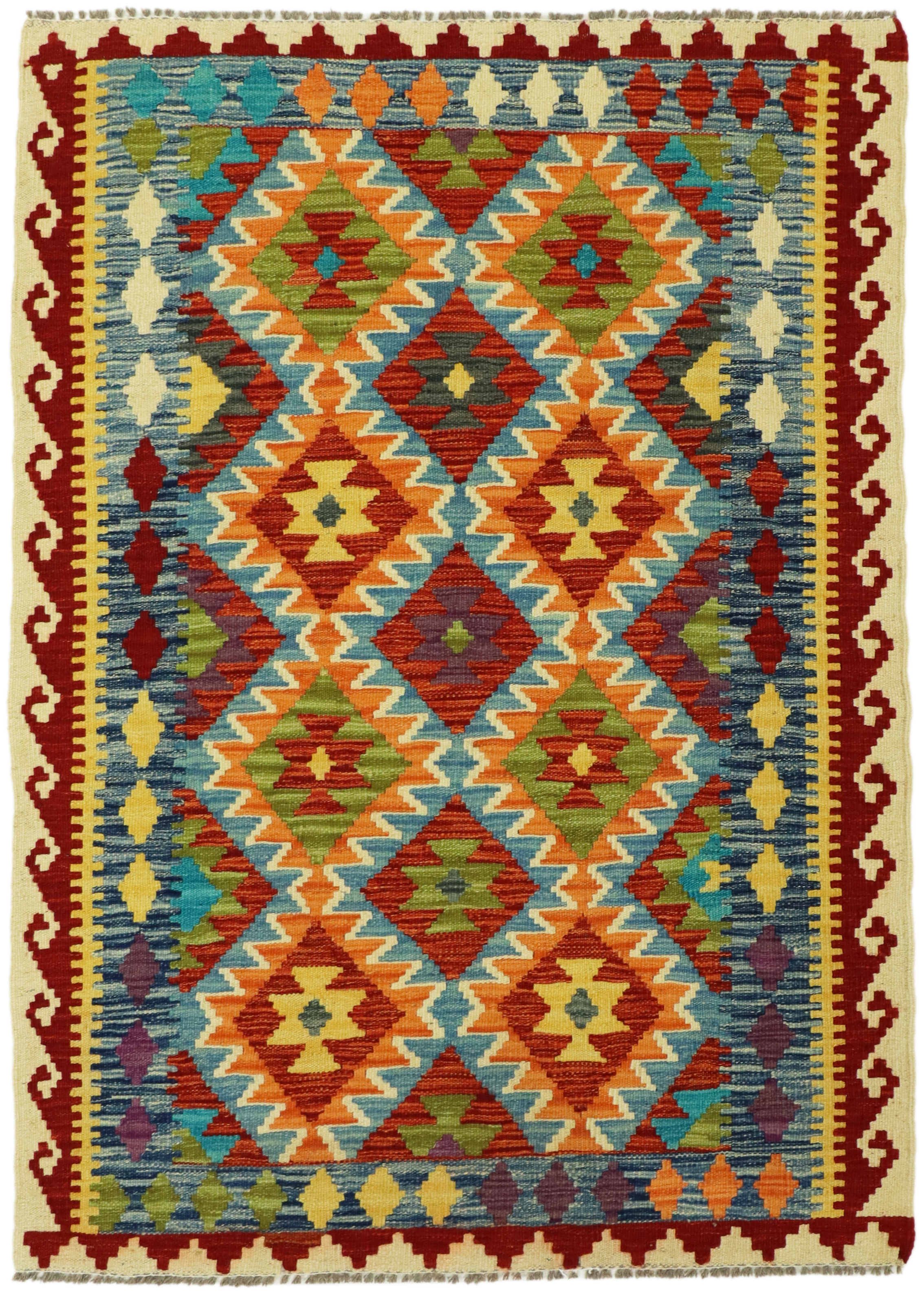 Tappeto Kilim Afghano 298 x 205 cm