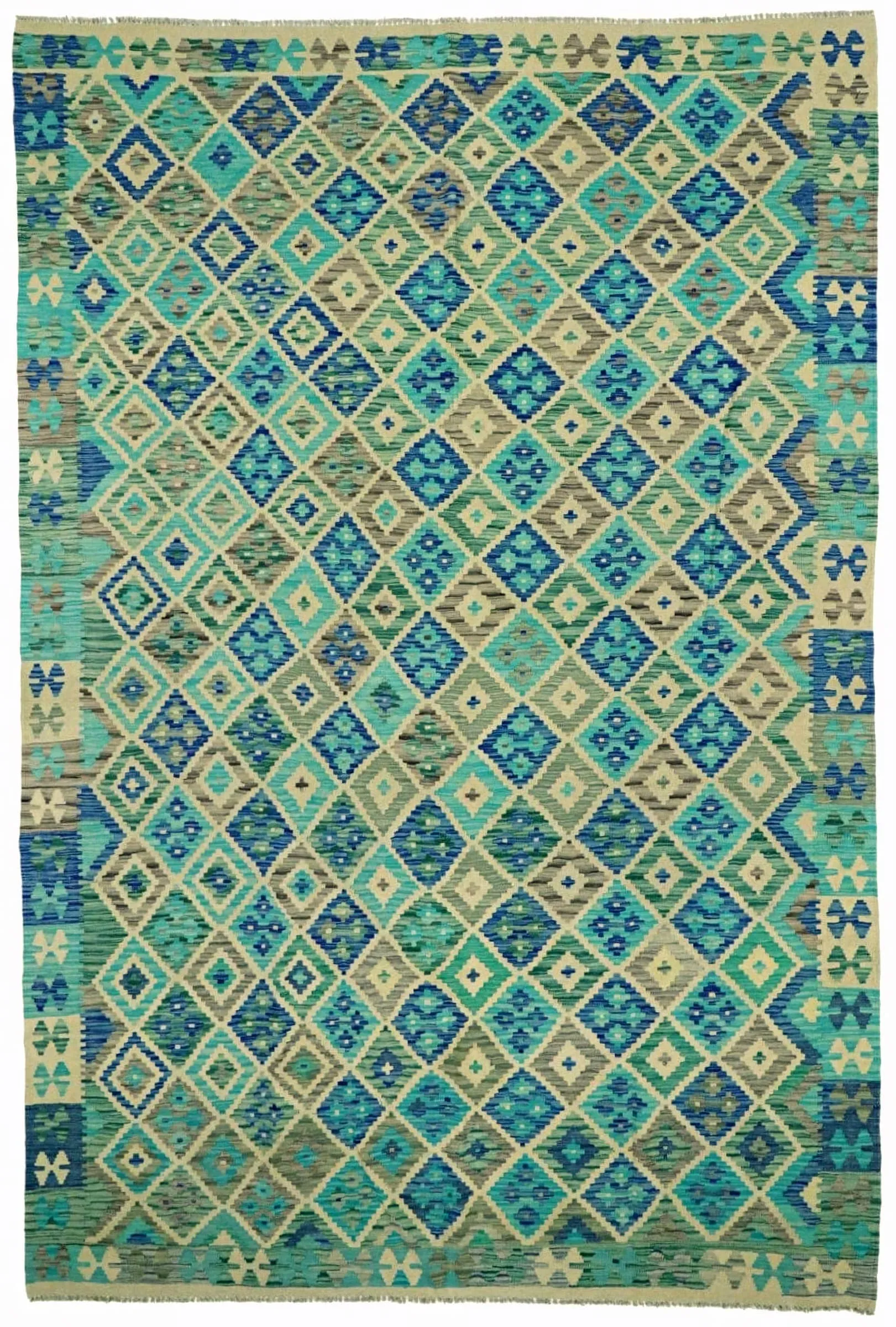 Kelim Afghan Modern 302 x 204 cm