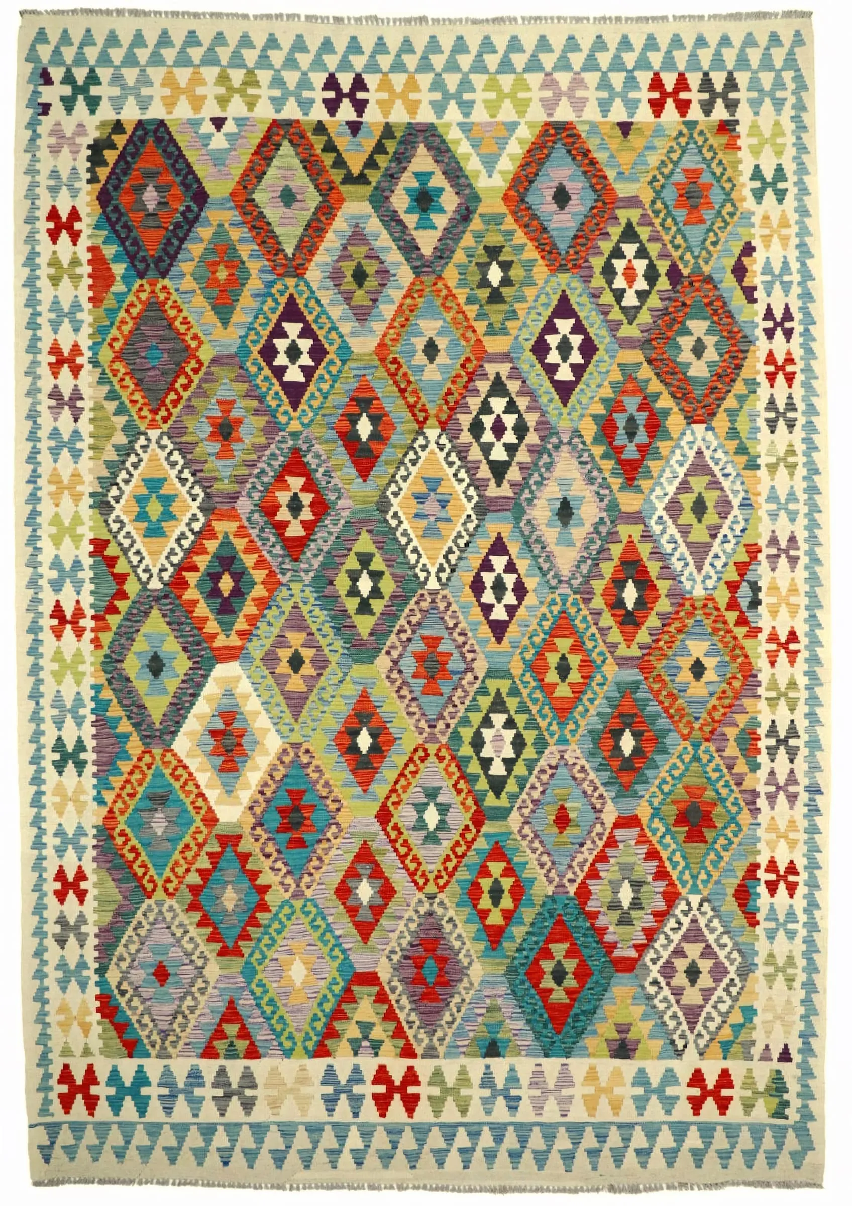 Kelim Afghan Old Tradition 292 x 208 cm