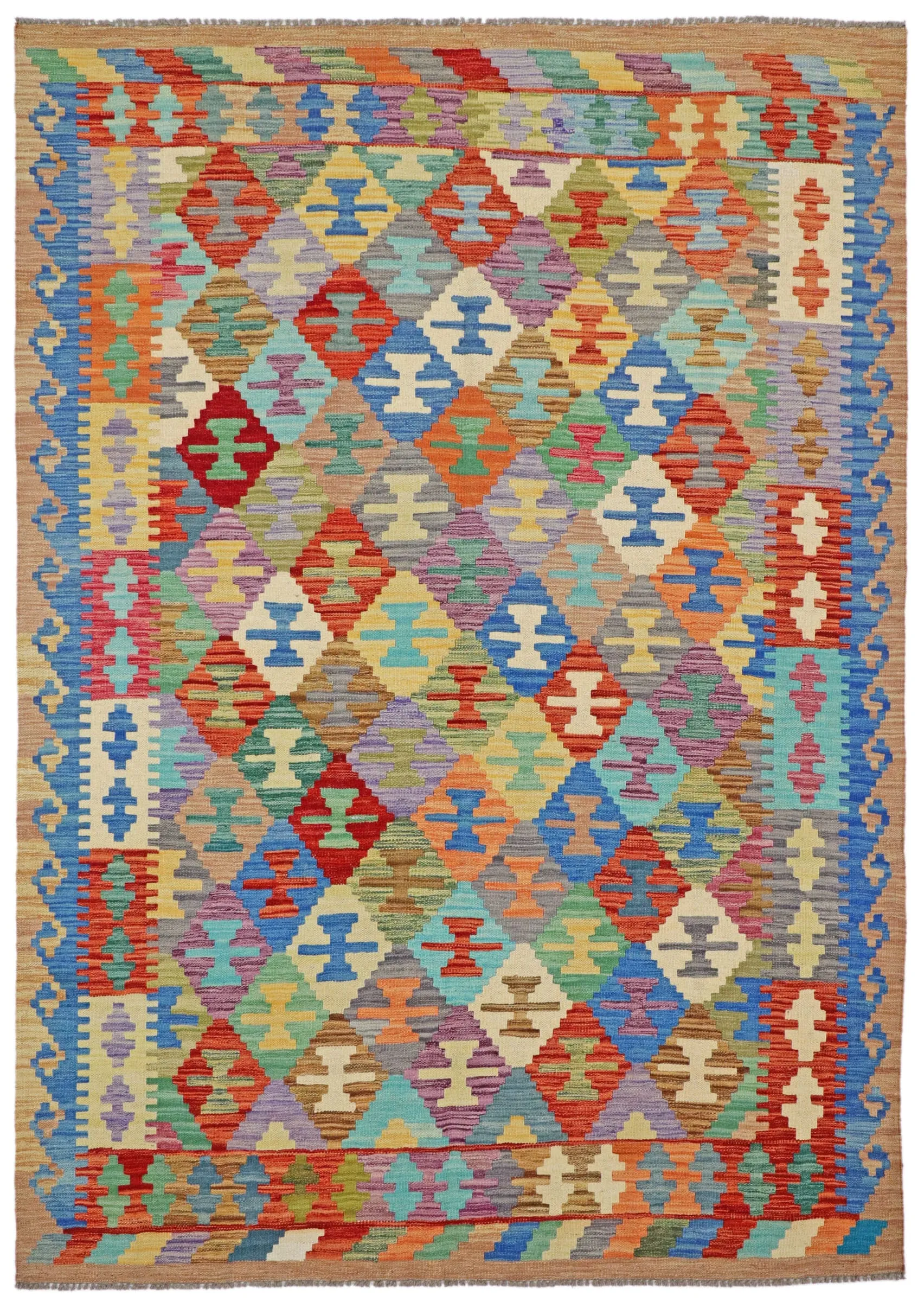 Kelim Afghan Old Tradition 248 x 172 cm     