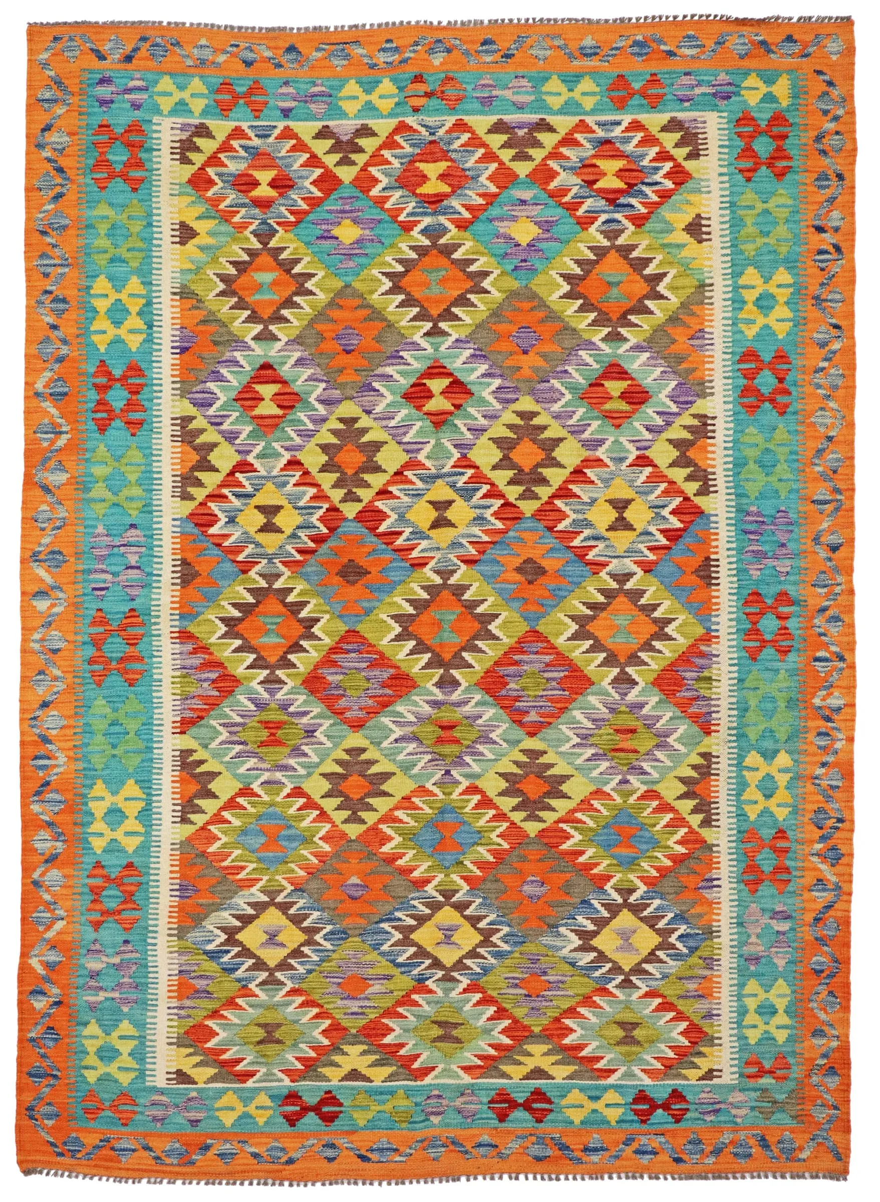 Kelim Afghan Old Tradition 234 x 173 cm    