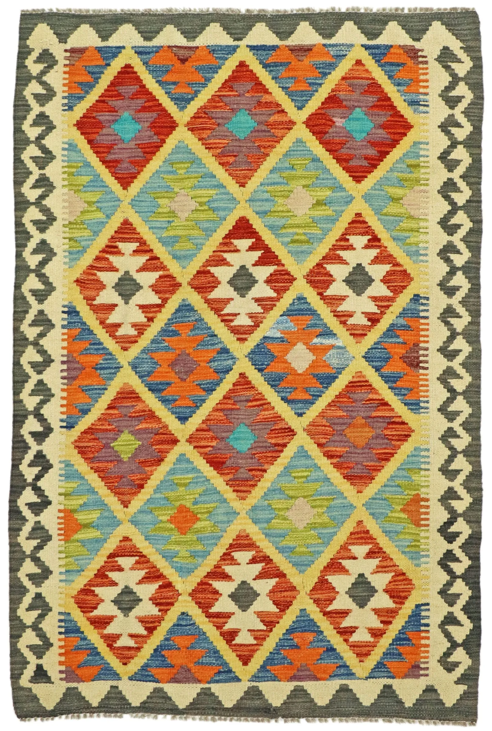 Kelim Afghan Old Tradition 150 x 99 cm     