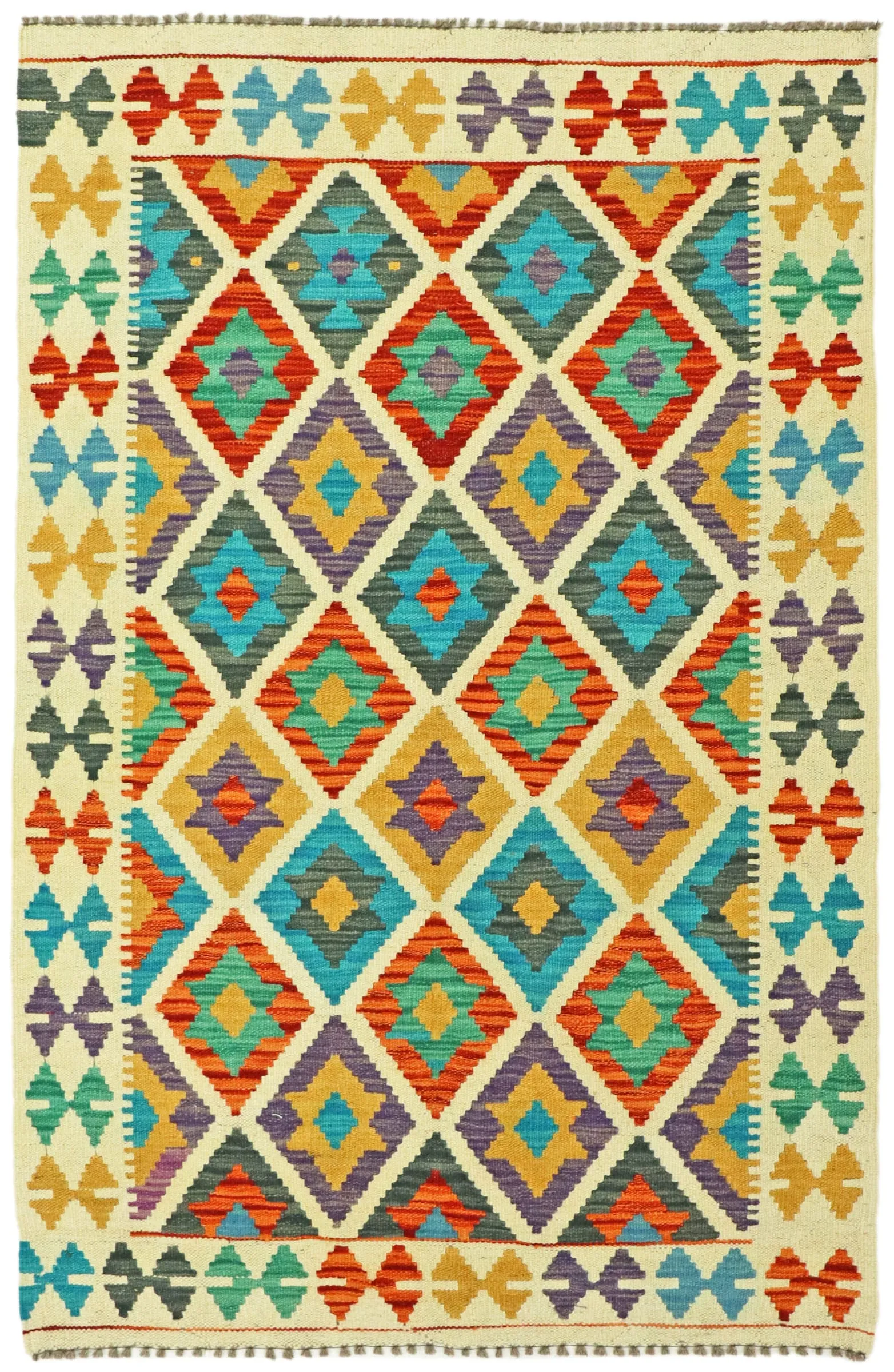 Kelim Afghan Old Tradition 153 x 97 cm  