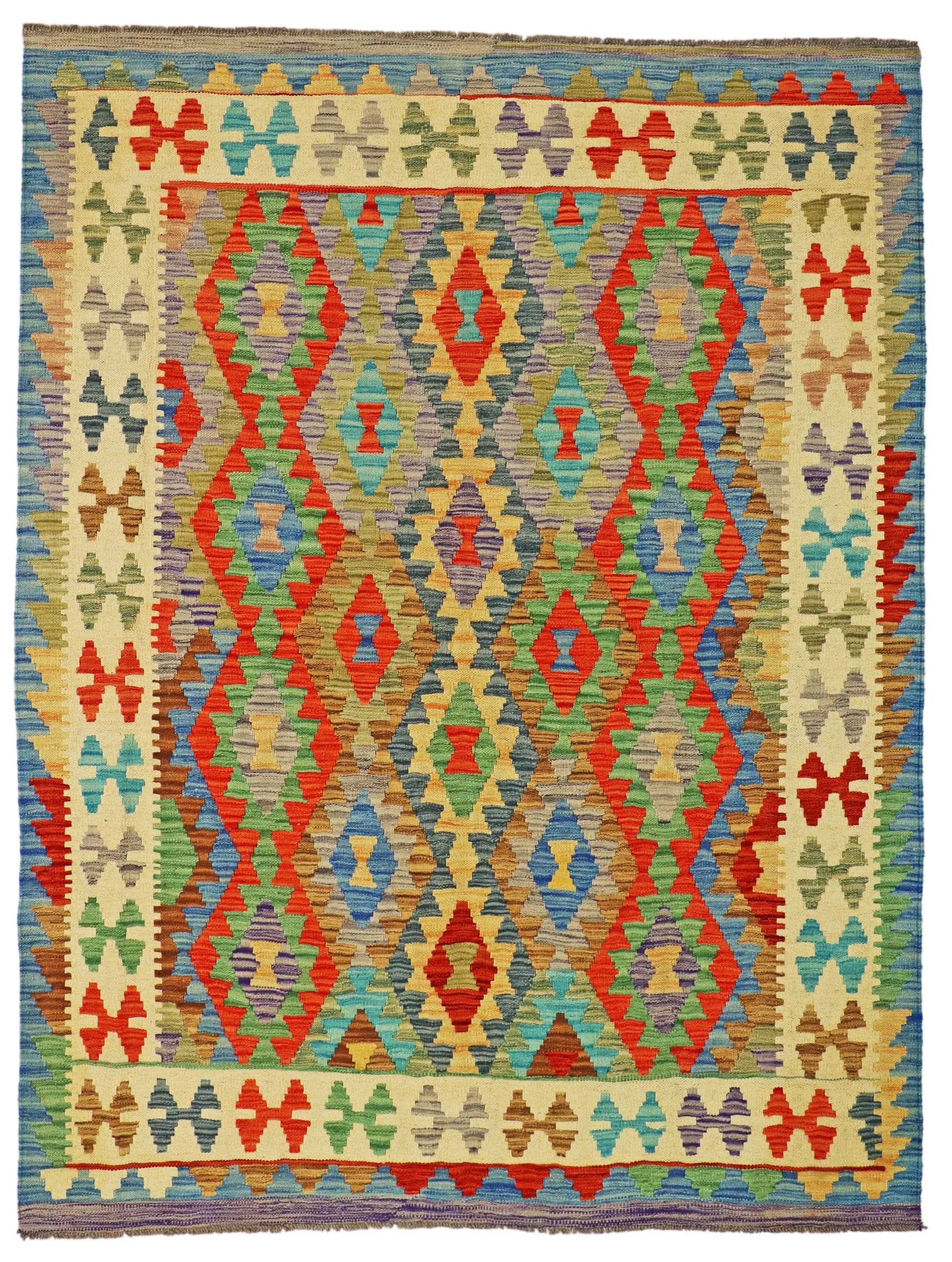 Kelim Afghan Old Tradition 199 x 152 cm     