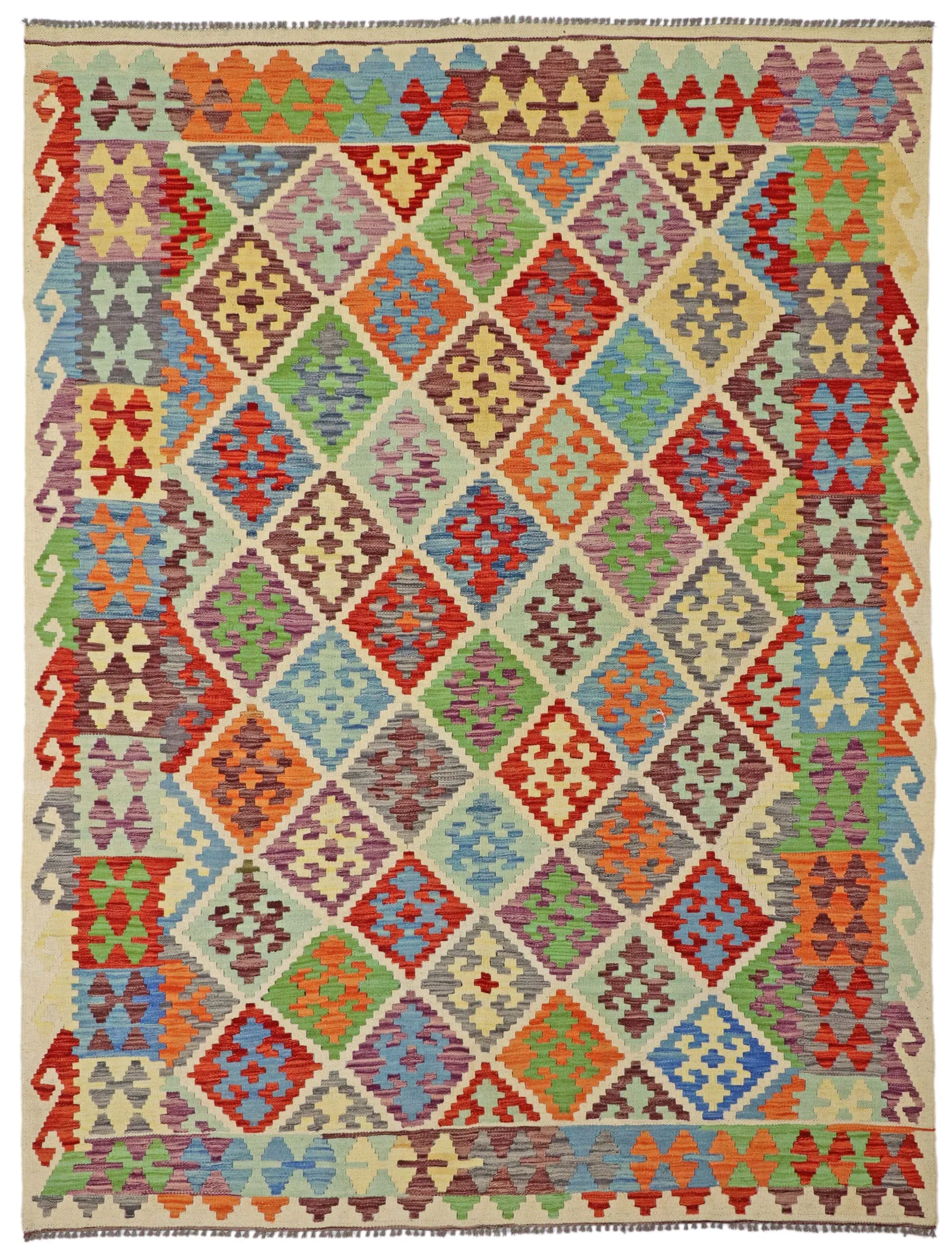 Kelim Afghan Old Tradition 233 x 178 cm    