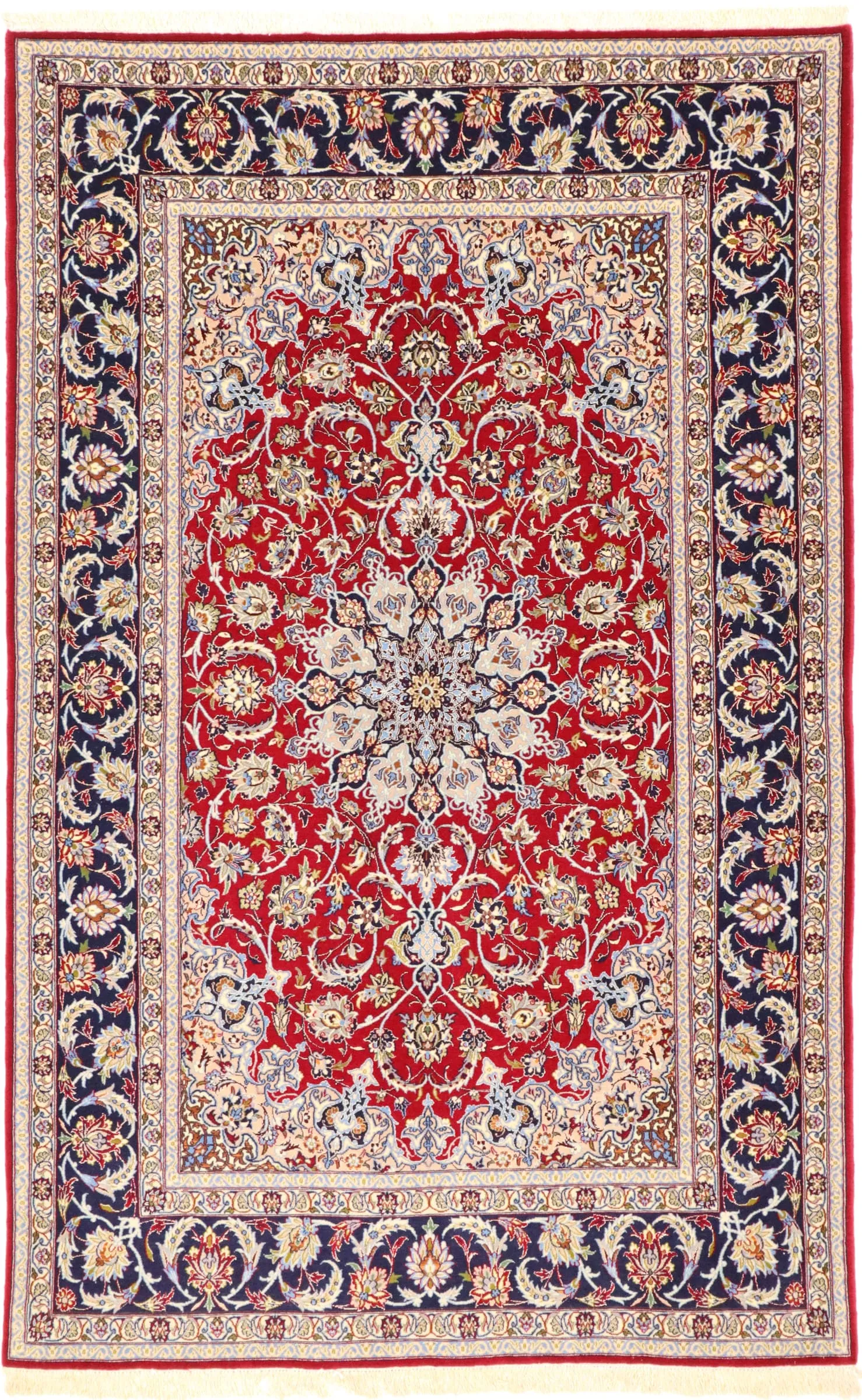 Isfahan Seidenkette 235 x 148 cm 
